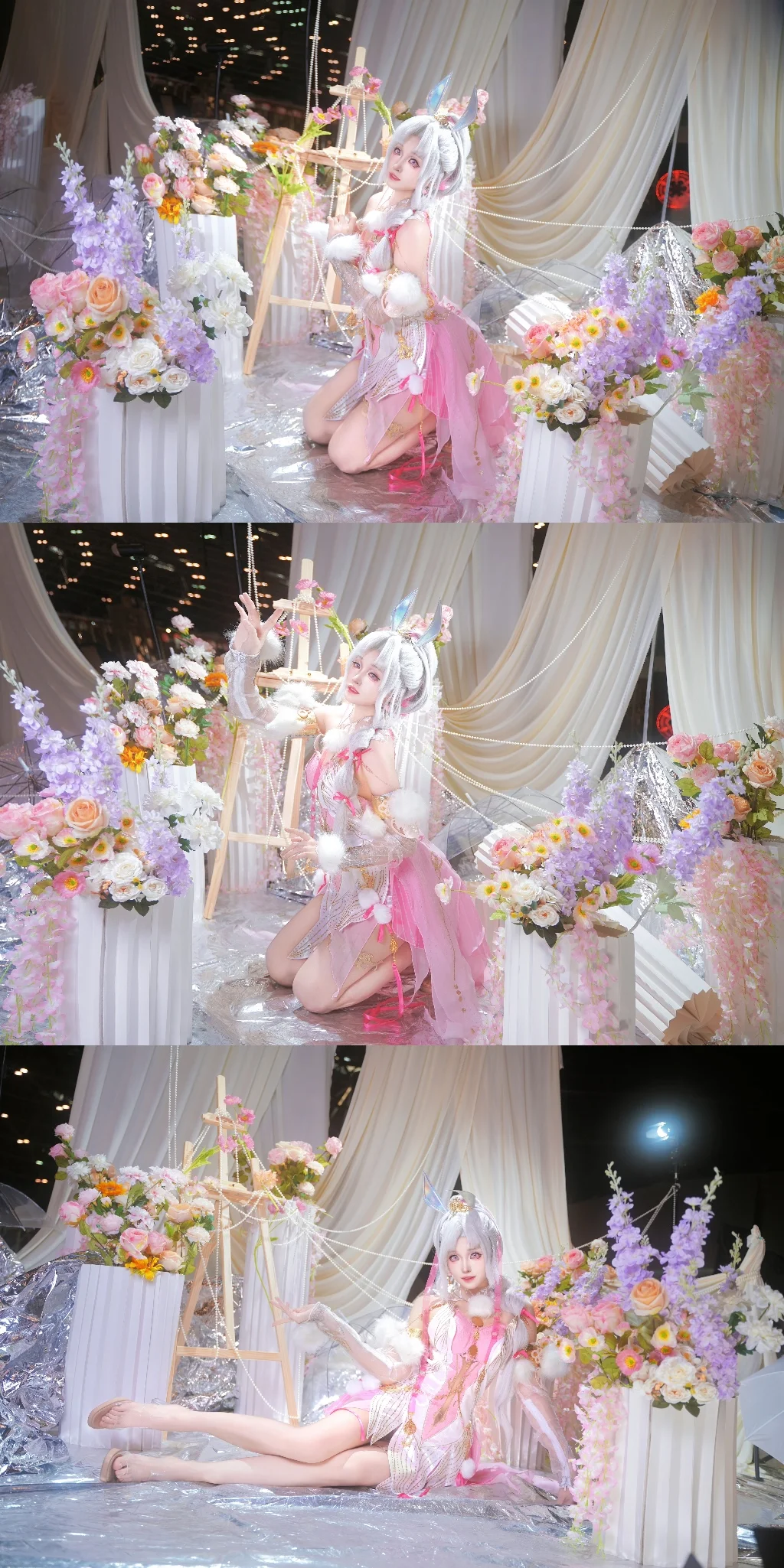 【小舞cos】永劫无间和斗罗大陆联动的兔武魂少女 - 第 7 张