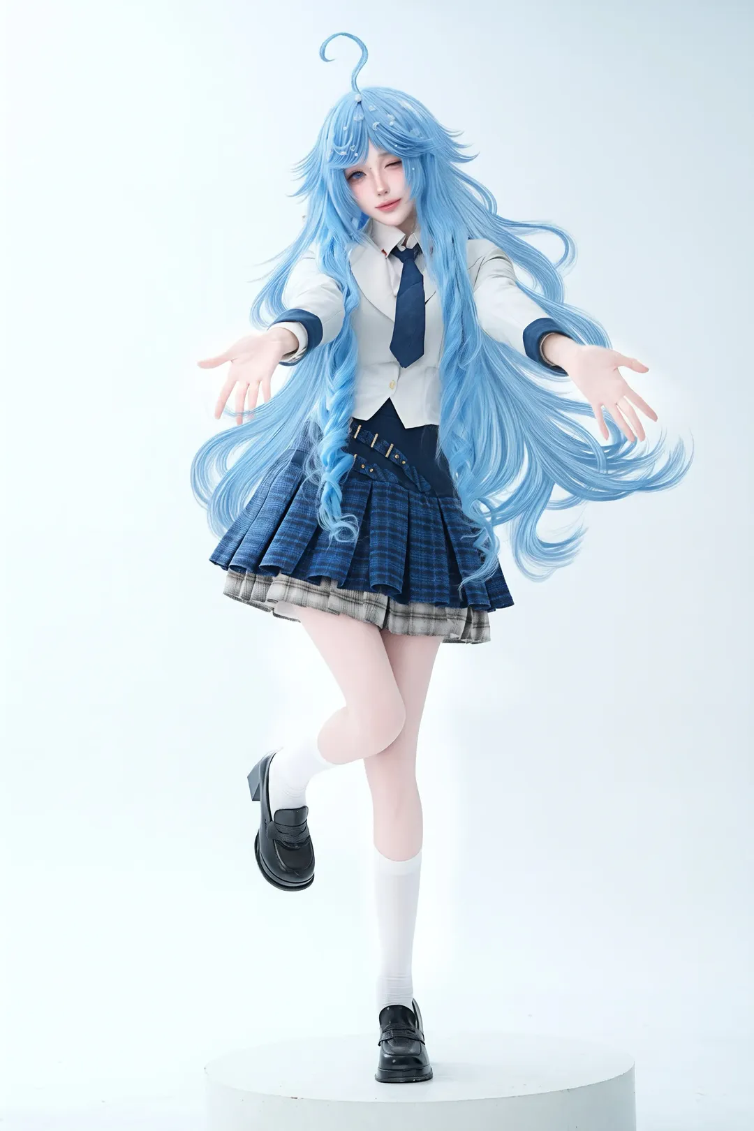 【朵莉亚cos】王者荣耀闪光计划 水蓝色的梦幻少女 - 第 3 张