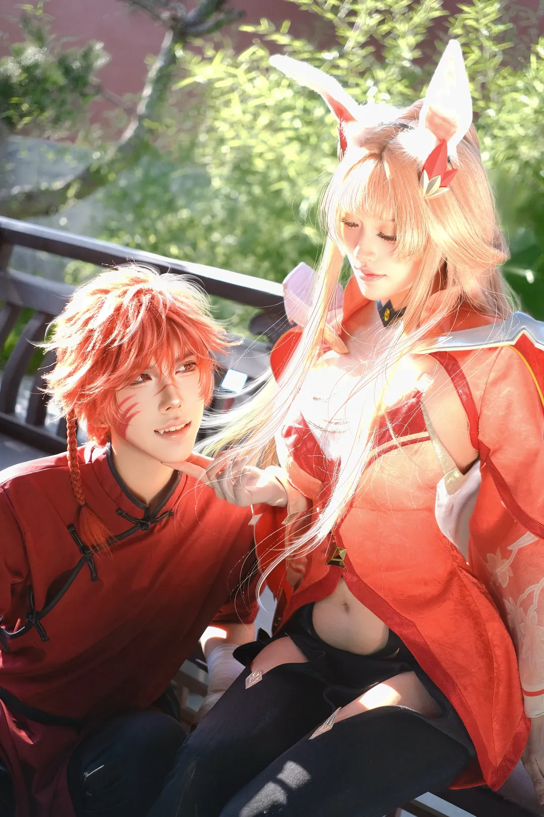 【公孫離裴擒虎cos】王者榮耀虎離組合，本命英雄的園林出片記錄 - 第 3 張