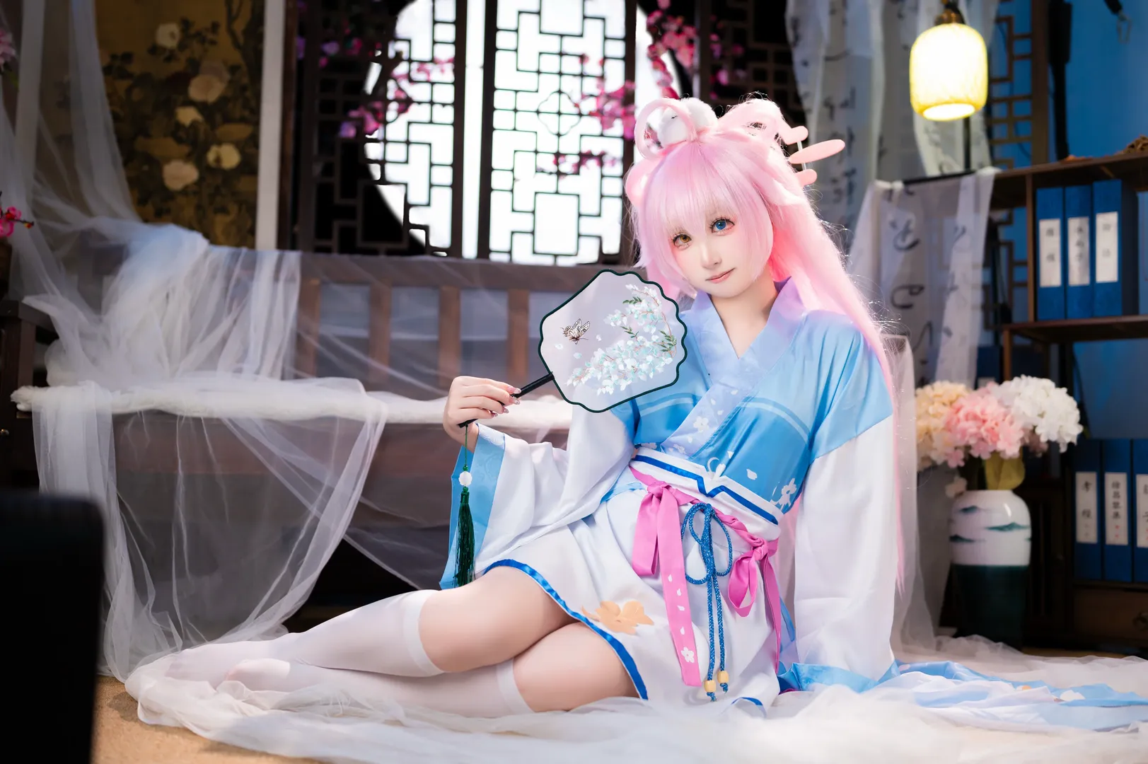 【小鳥遊星野cos】蔚藍檔案的中秋古風裝扮