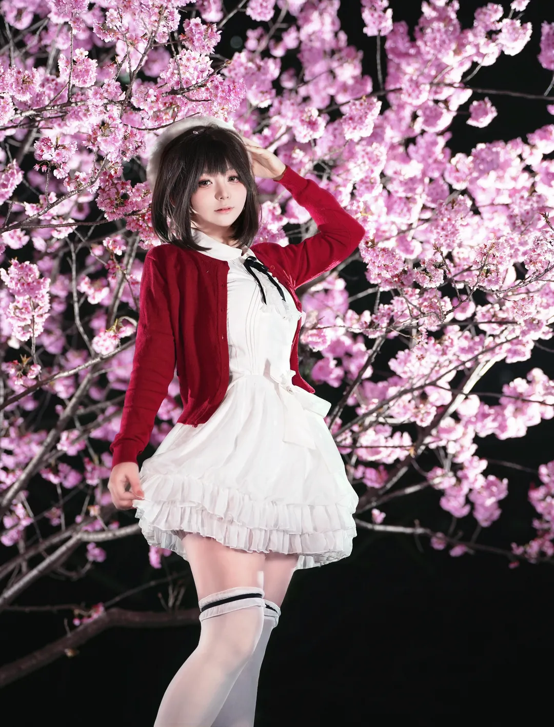 【加藤惠cos】路人女主的养成方法 夜樱下的第一女主角 - 第 1 张