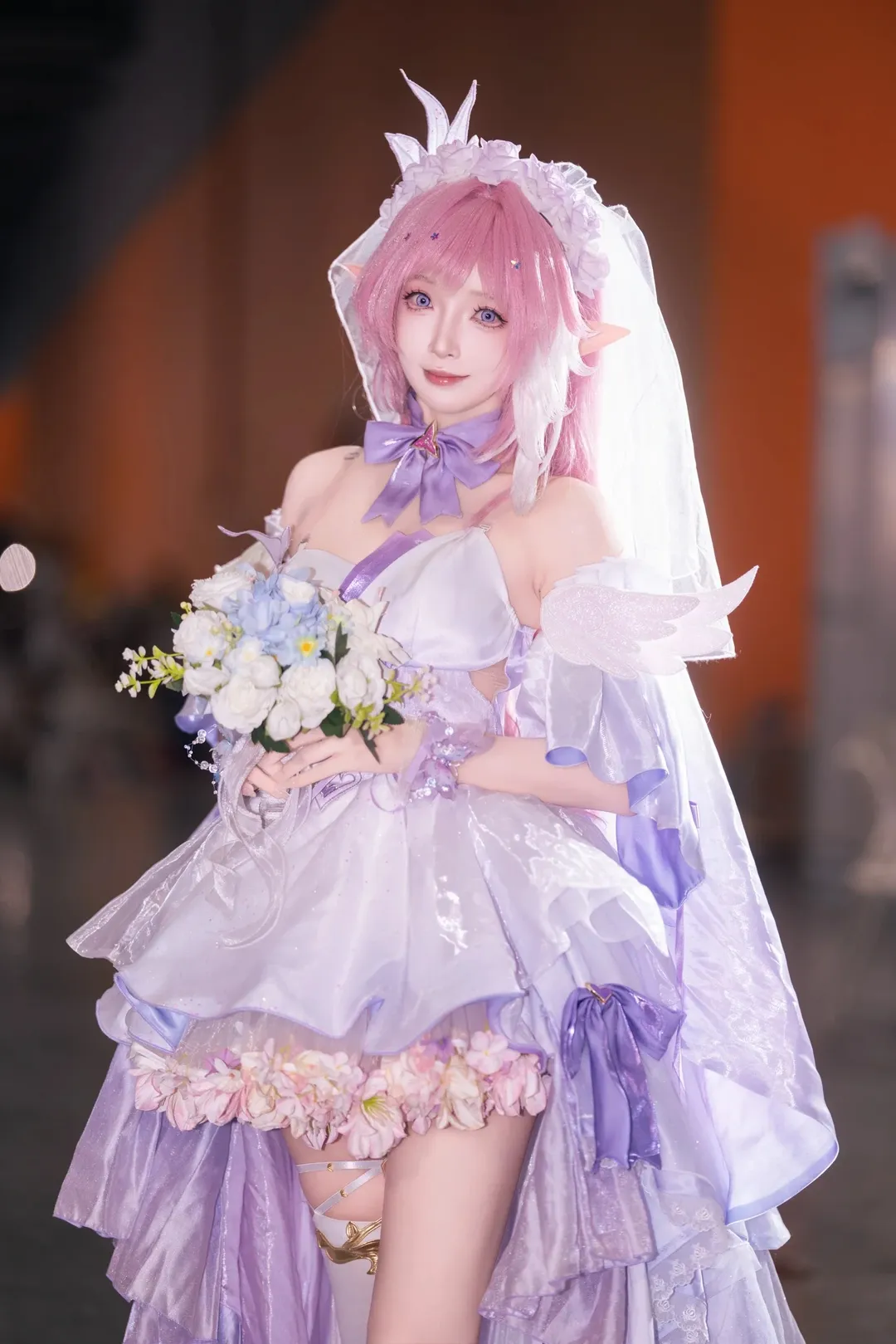 【爱莉希雅cos】紫白花嫁精灵的漫展拍摄记录 - 第 2 张