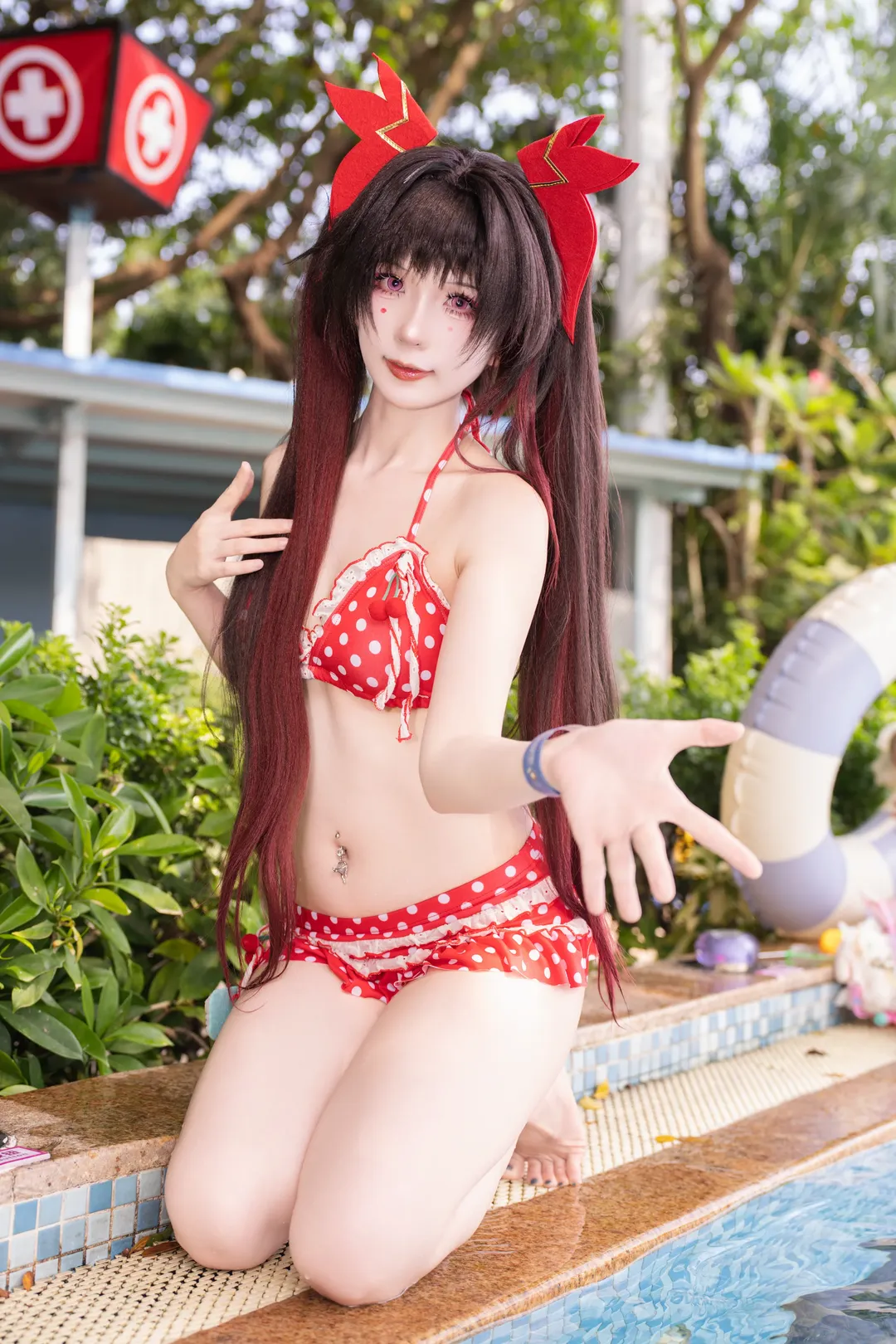 【花火cos】崩坏星穹铁道夏日泳装，长隆水上乐园的清凉之旅 - 第 3 张