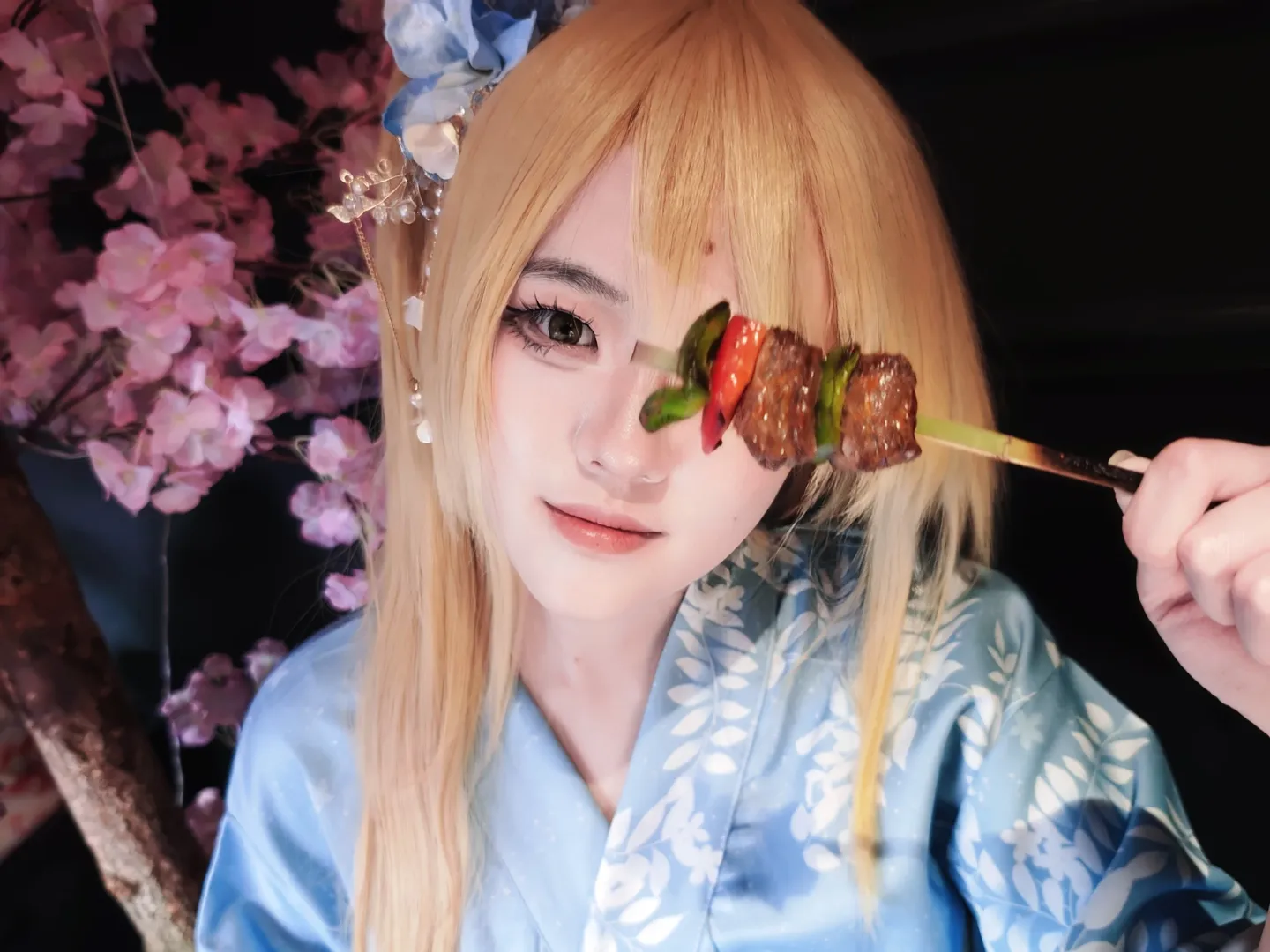 【露西哈特菲利亚cos】蓝白和服下的星灵魔导士 - 第 5 张