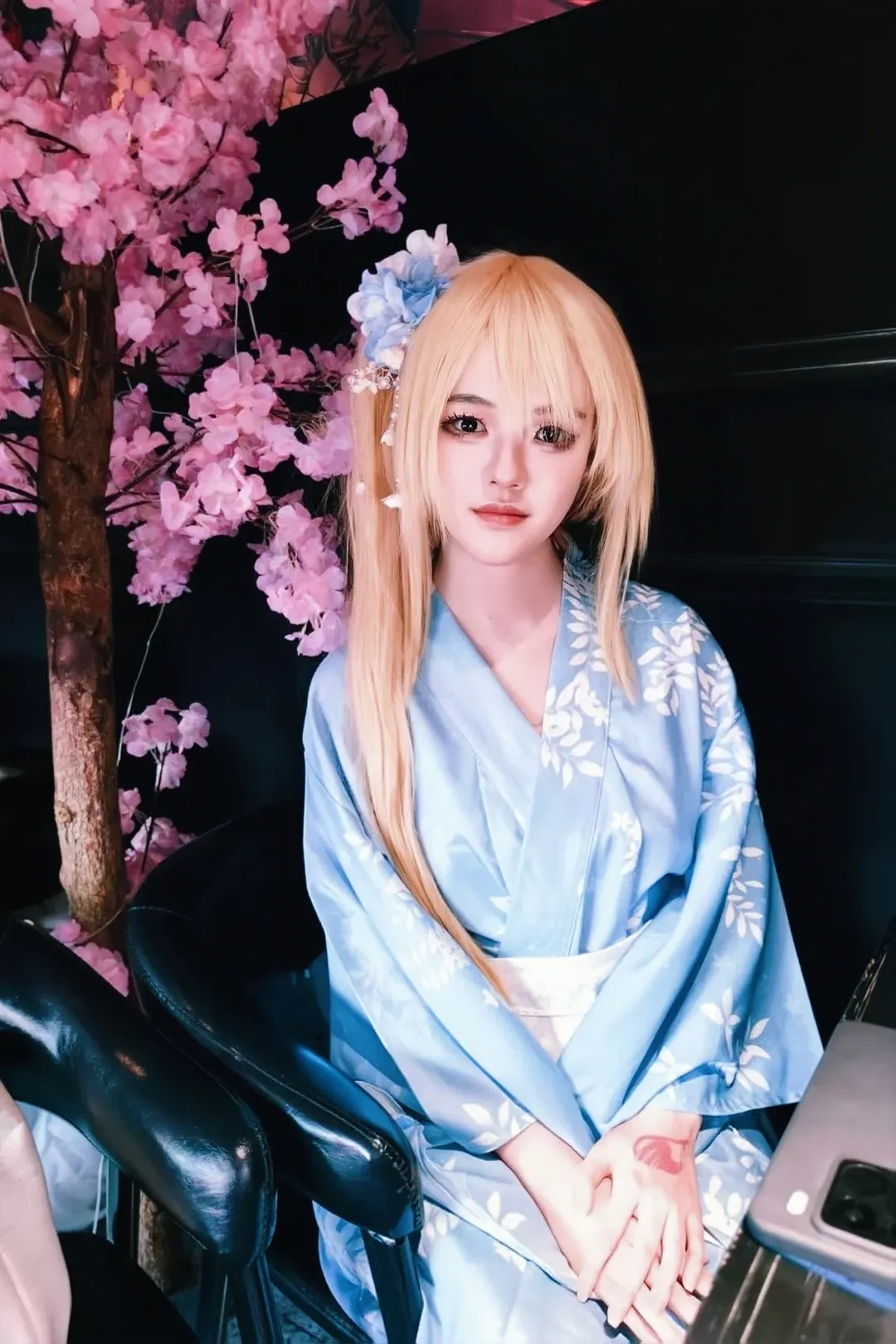 【露西哈特菲利亚cos】蓝白和服下的星灵魔导士 - 第 6 张