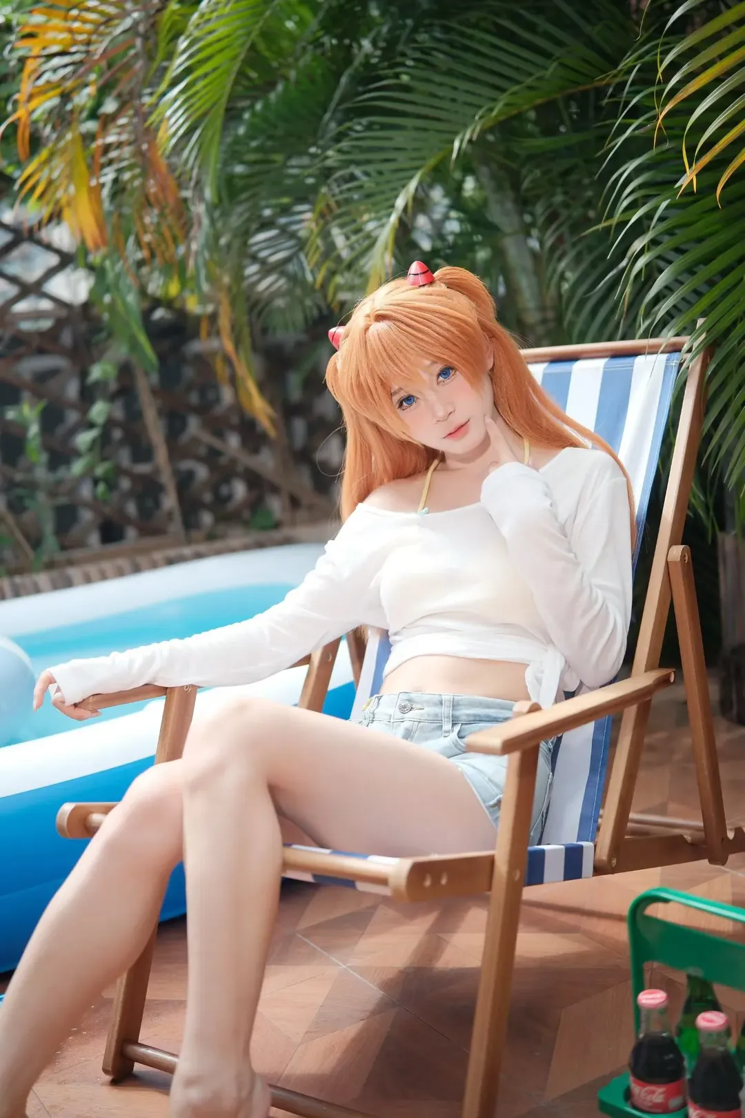 【明日香cos】新世纪福音战士夏日泳装拍摄记录 - 第 7 张