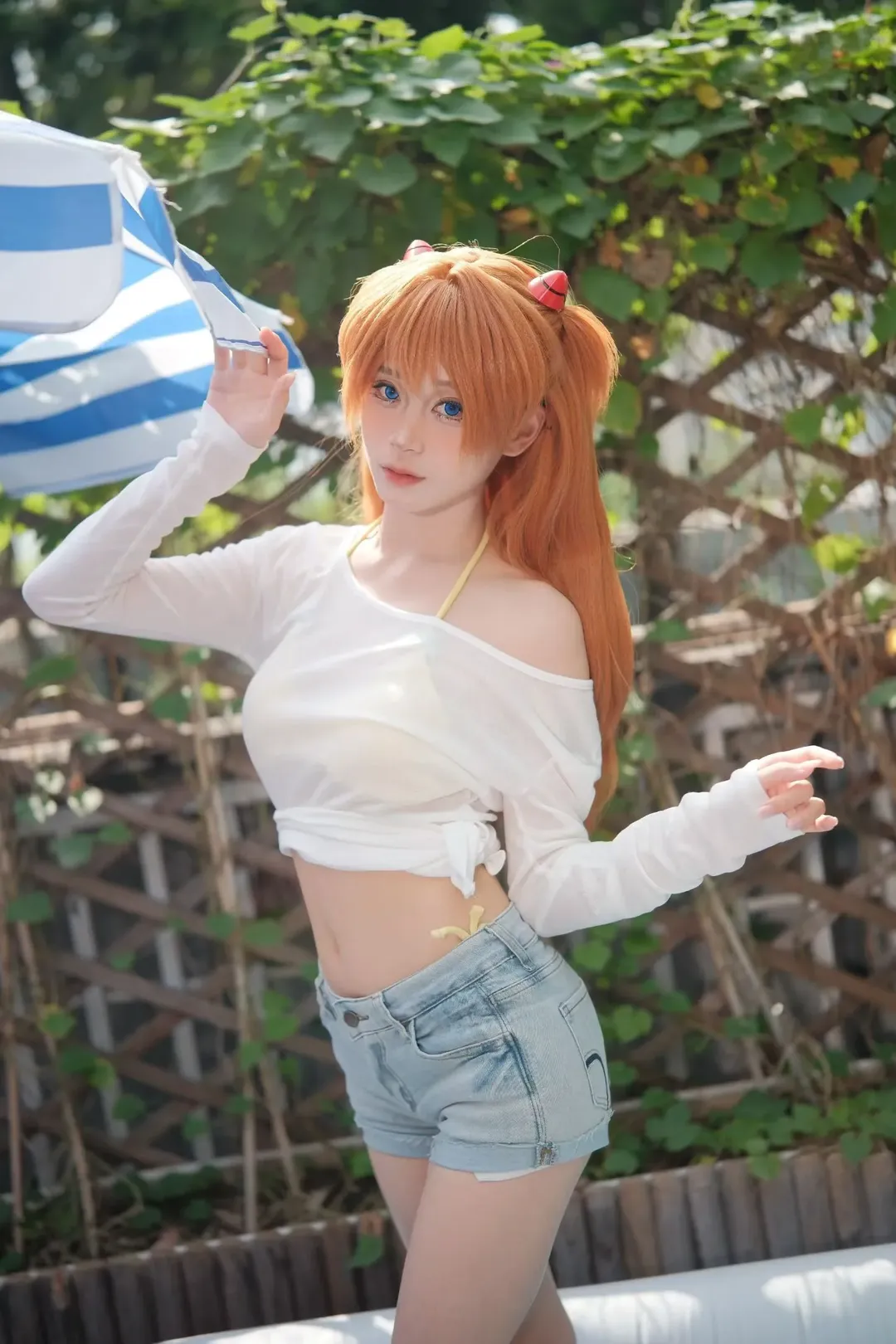 【明日香cos】新世纪福音战士夏日泳装拍摄记录 - 第 9 张