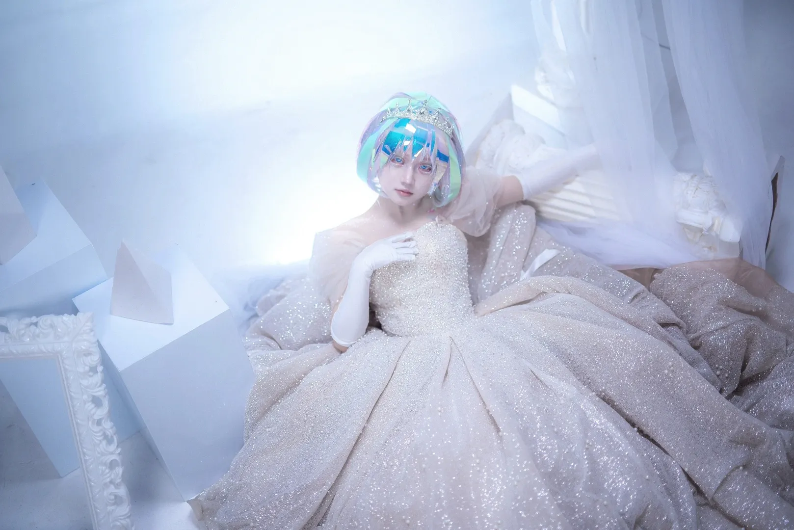 【钻石cos】宝石之国的璀璨结晶，全息光影里的钻石 - 第 5 张