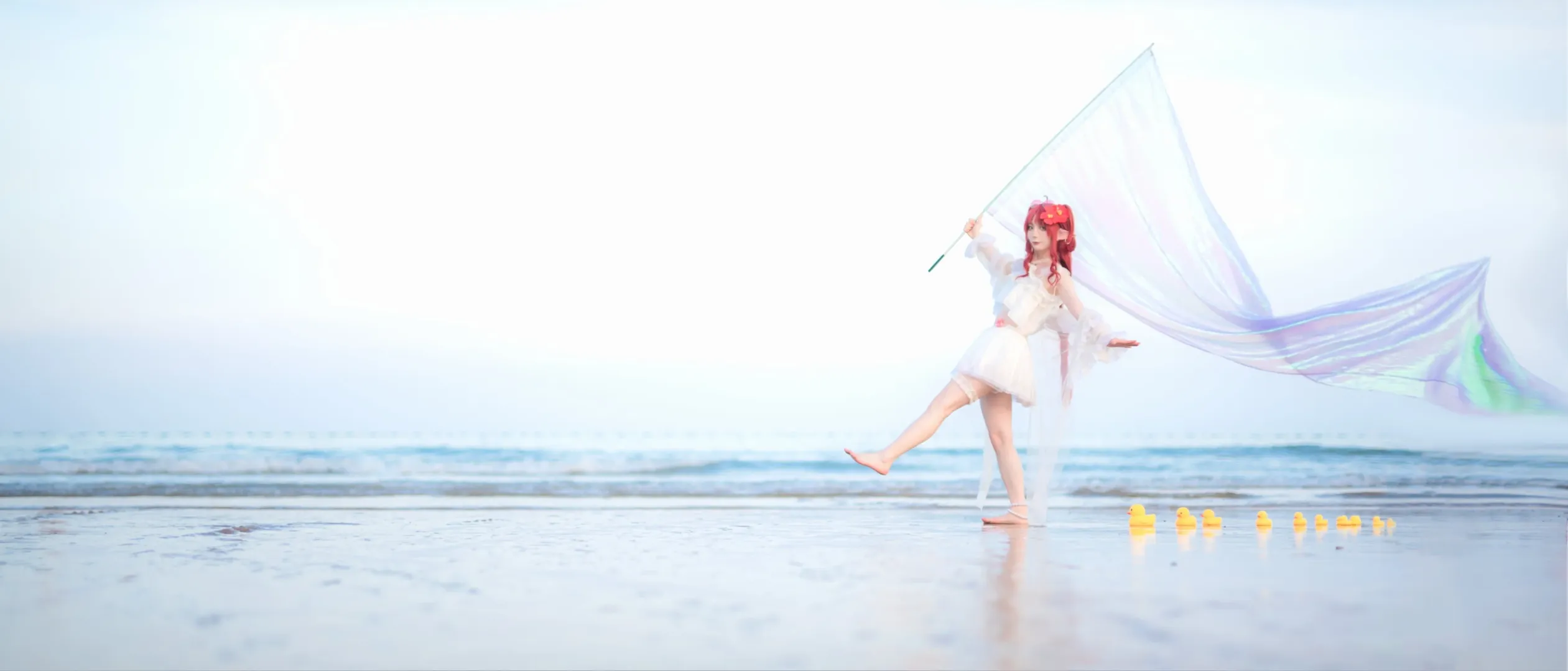 明日方舟桃金娘cos，夏日海边的度假时光 - 第 9 张