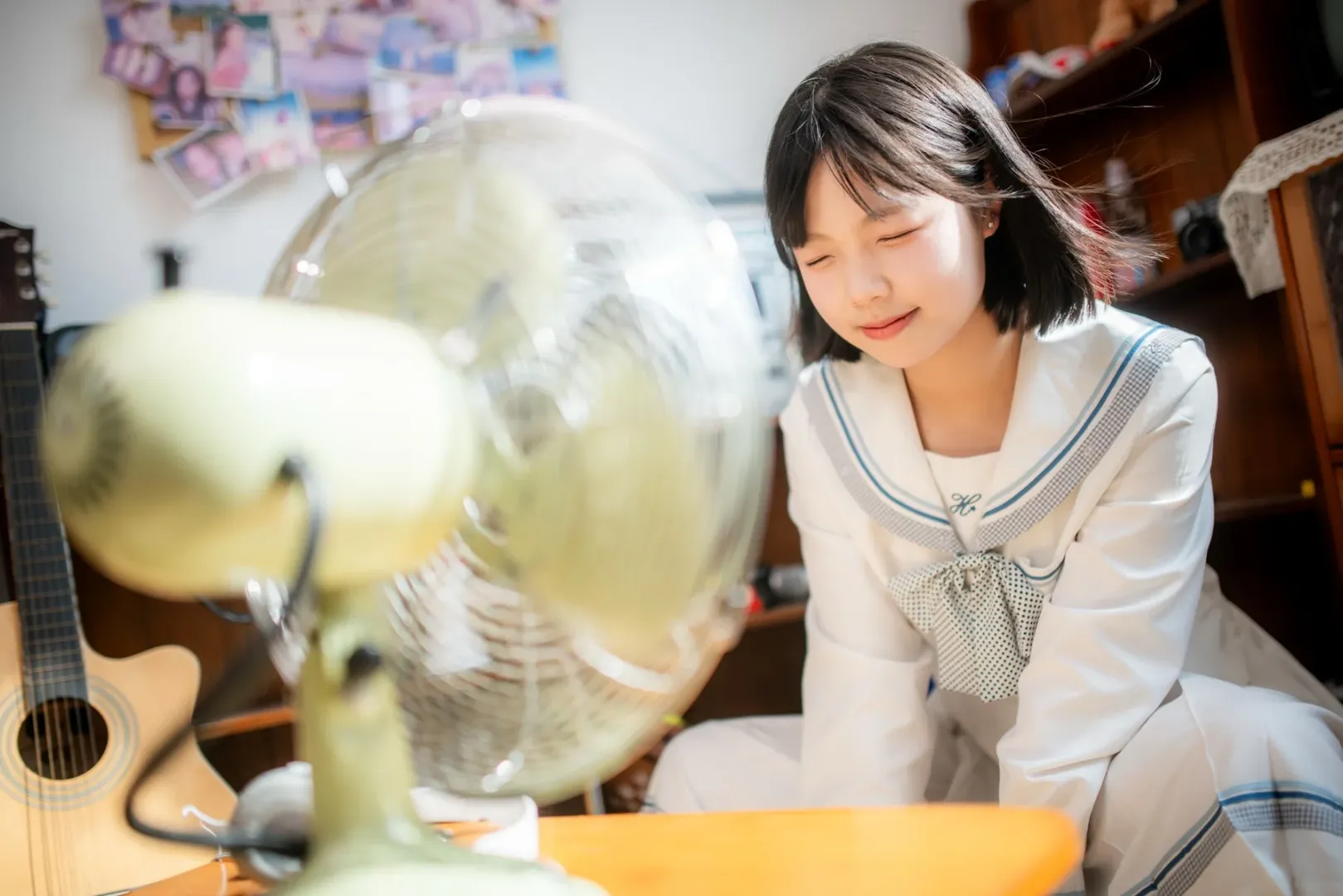 宅家日记录这套日系JK水手服写真 - 第 4 张