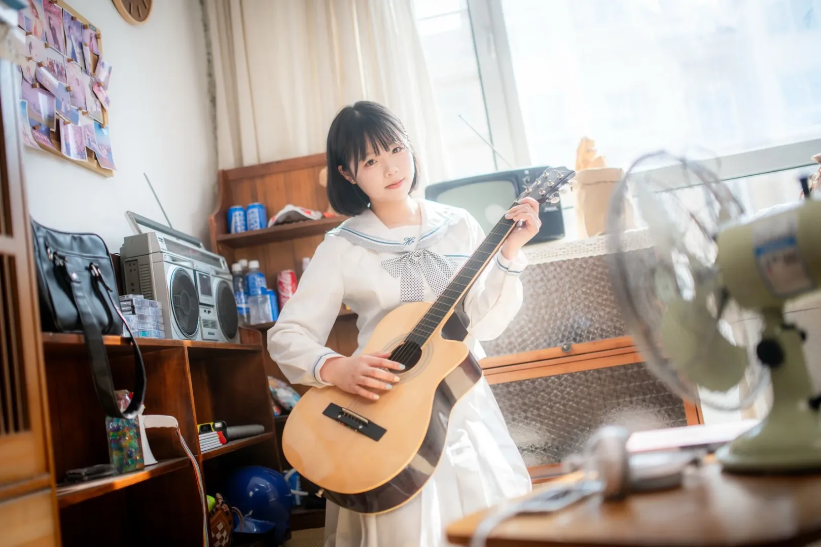 宅家日记录这套日系JK水手服写真 - 第 5 张