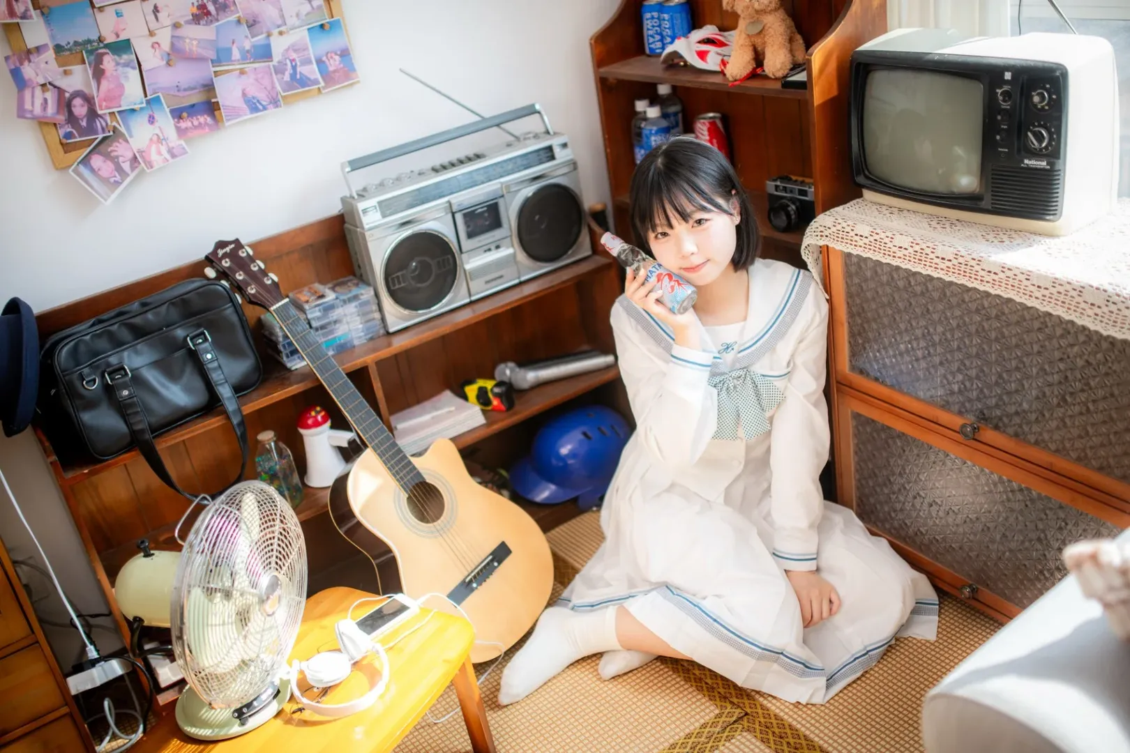 宅家日记录这套日系JK水手服写真 - 第 6 张