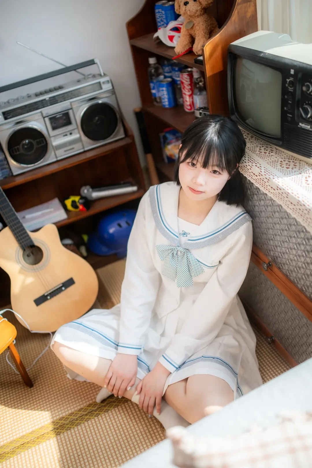 宅家日记录这套日系JK水手服写真 - 第 8 张