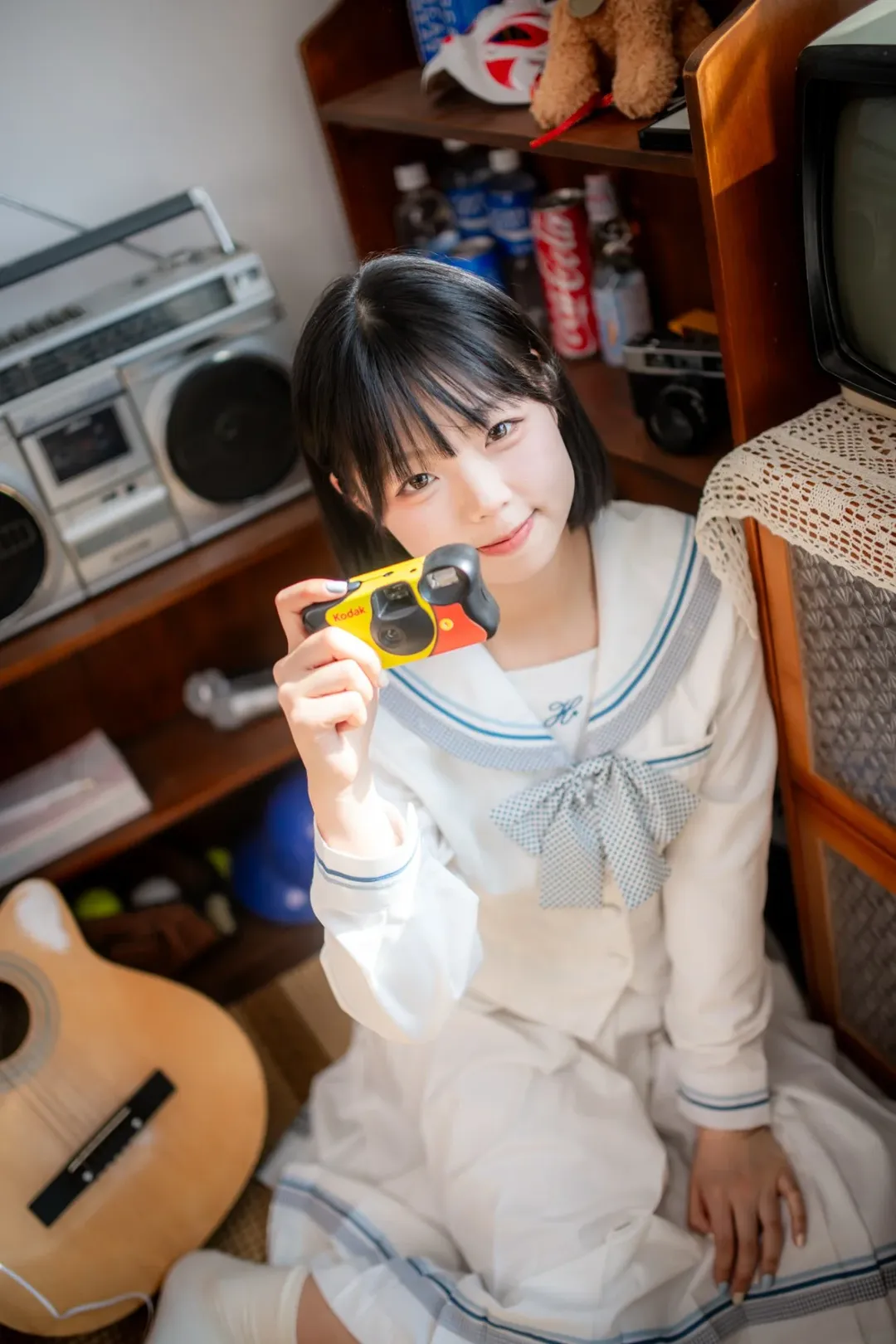 宅家日记录这套日系JK水手服写真 - 第 9 张