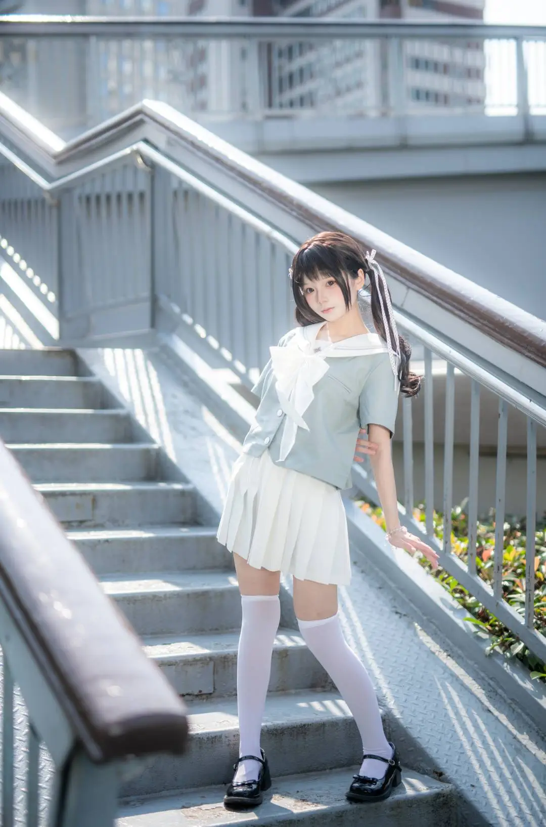 入夏的日系JK水手服白丝写真 - 第 1 张