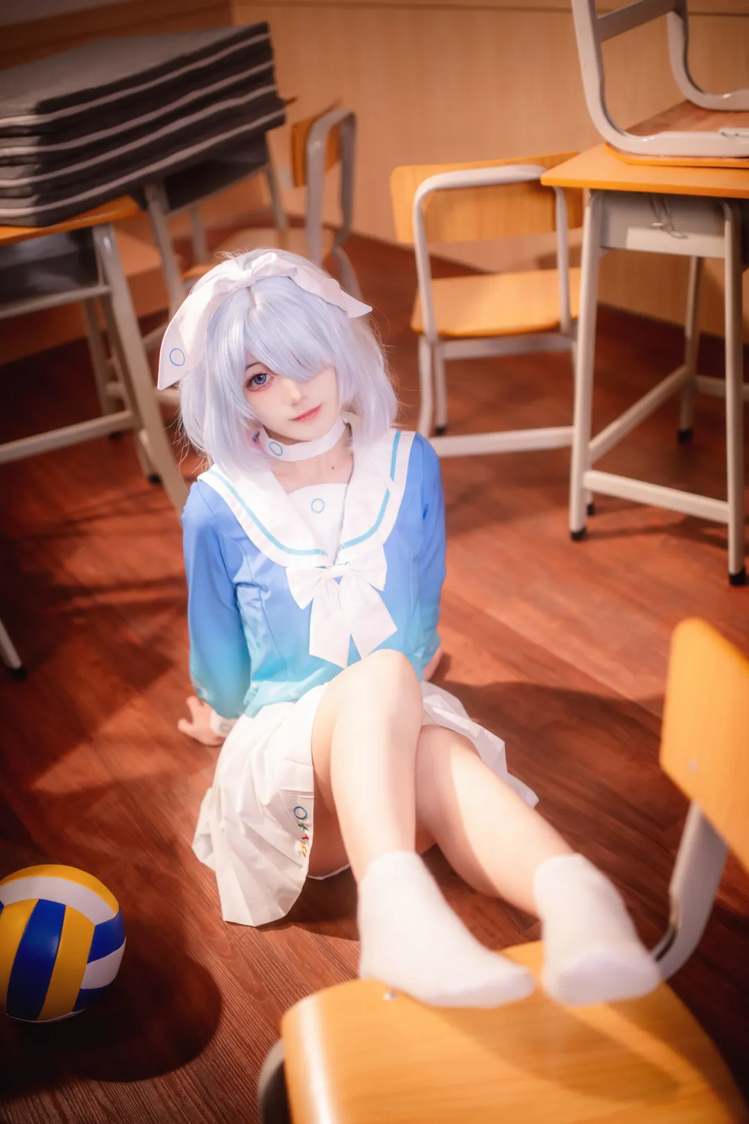 【阿罗娜cos】蔚蓝档案里的放学后时光 - 第 1 张