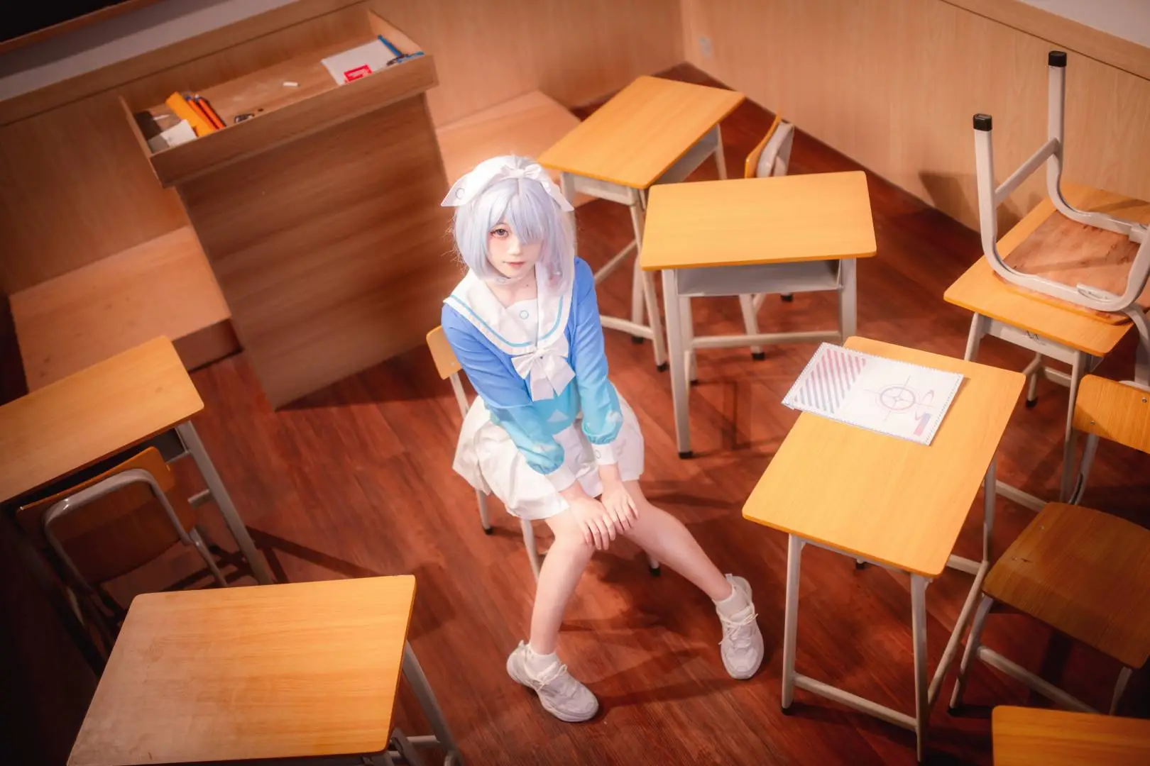 【阿罗娜cos】蔚蓝档案里的放学后时光 - 第 3 张