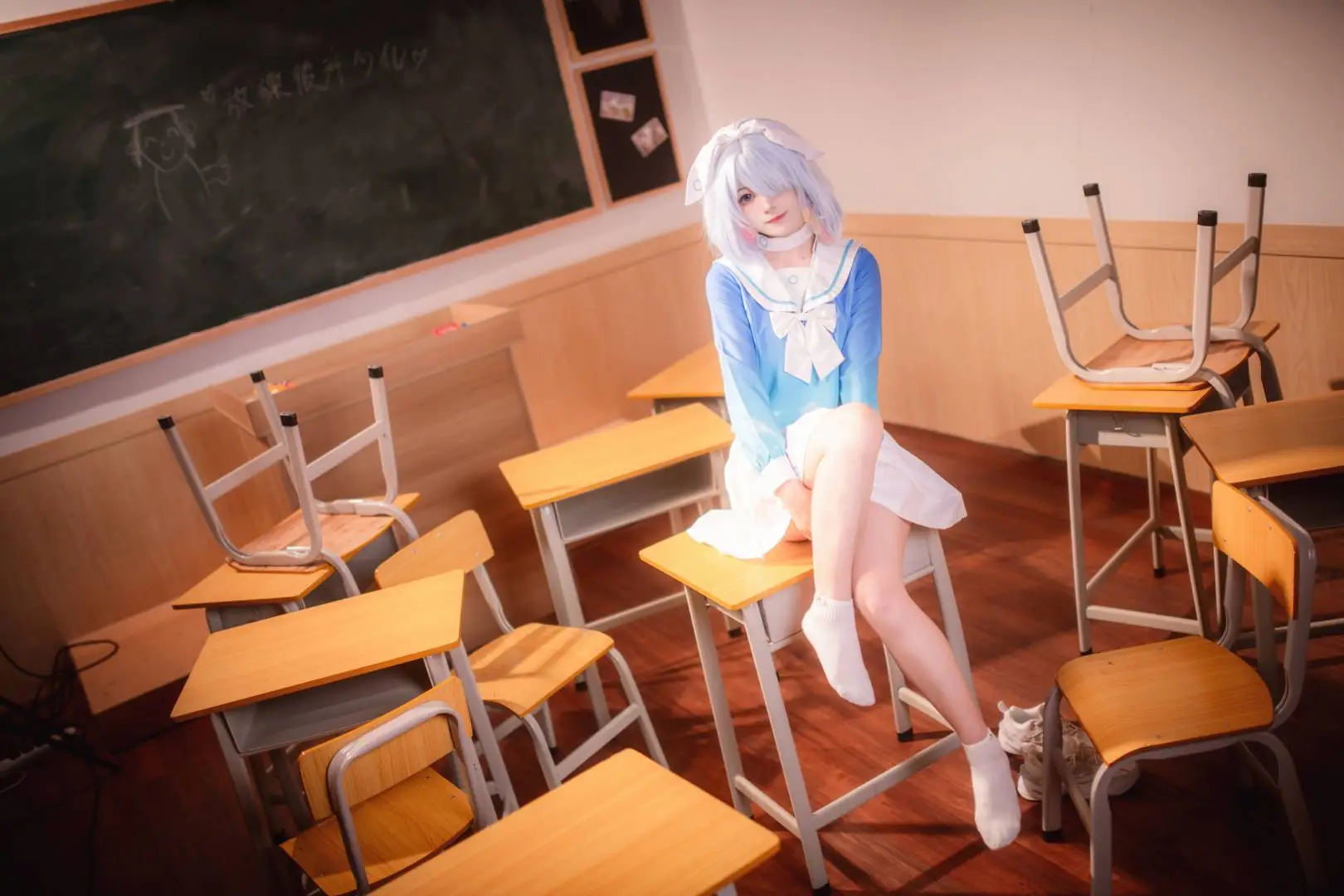 【阿罗娜cos】蔚蓝档案里的放学后时光 - 第 7 张