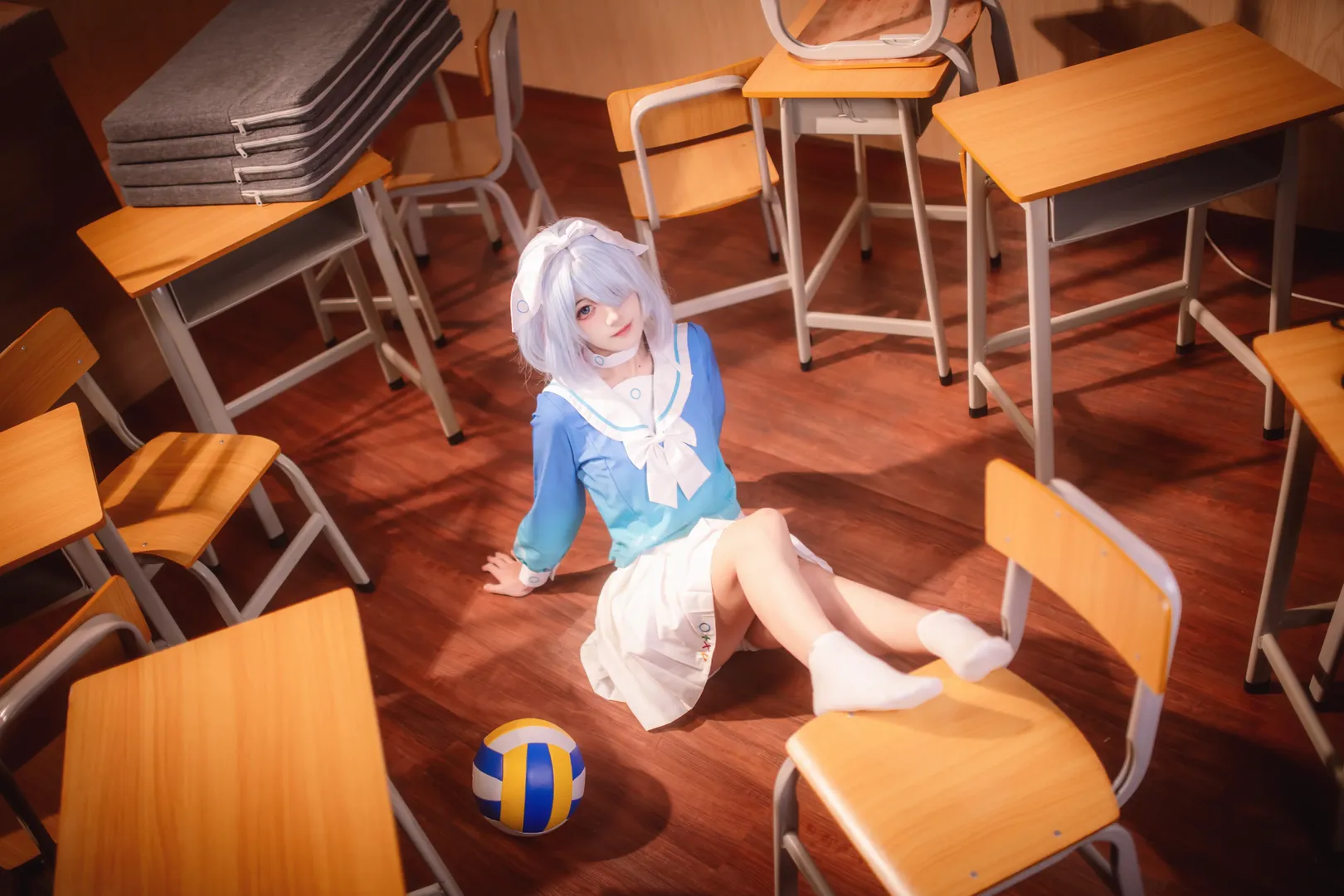 【阿罗娜cos】蔚蓝档案里的放学后时光 - 第 8 张