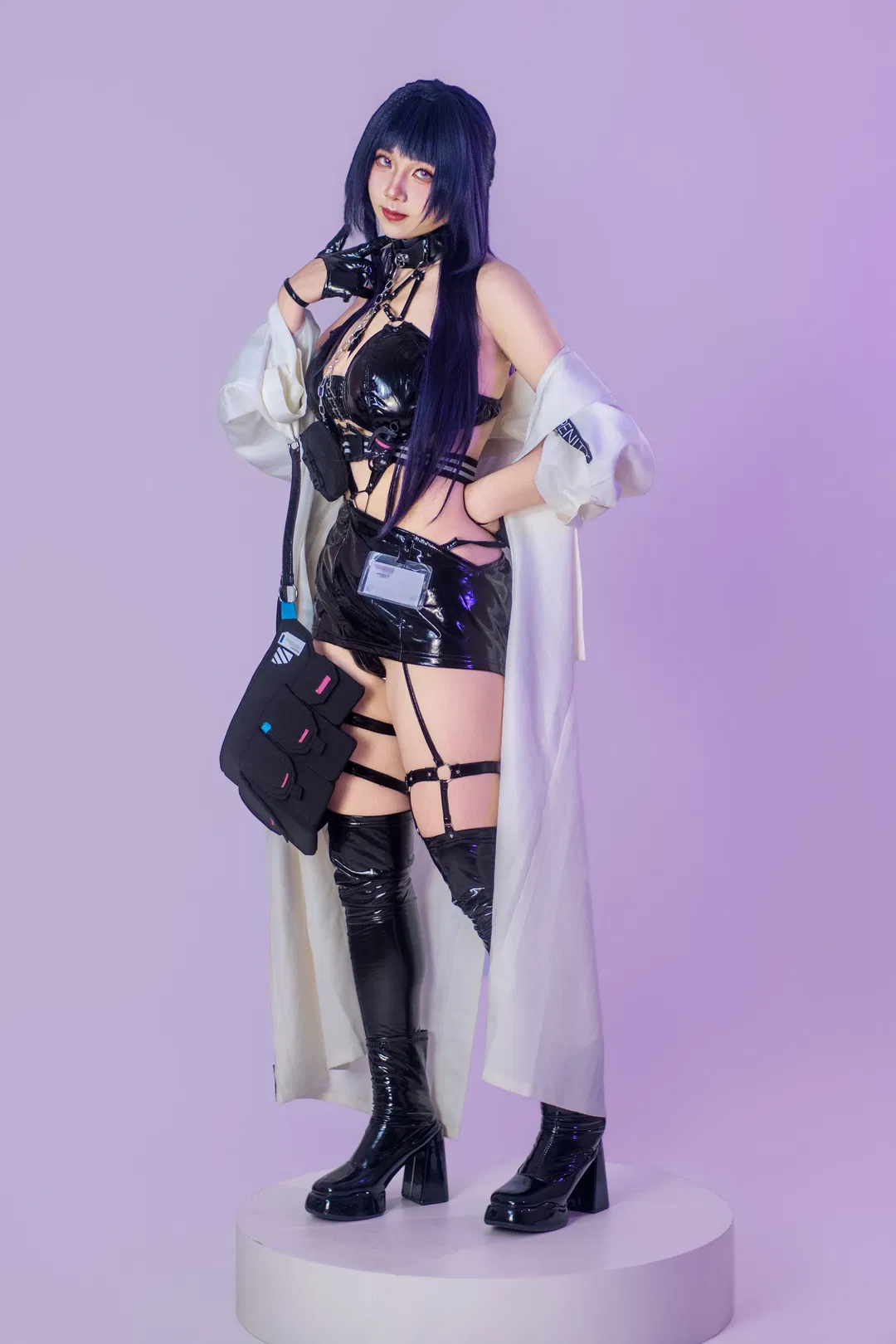【米哈拉cos】胜利女神妮姬的暗黑机能风造型 - 第 2 张