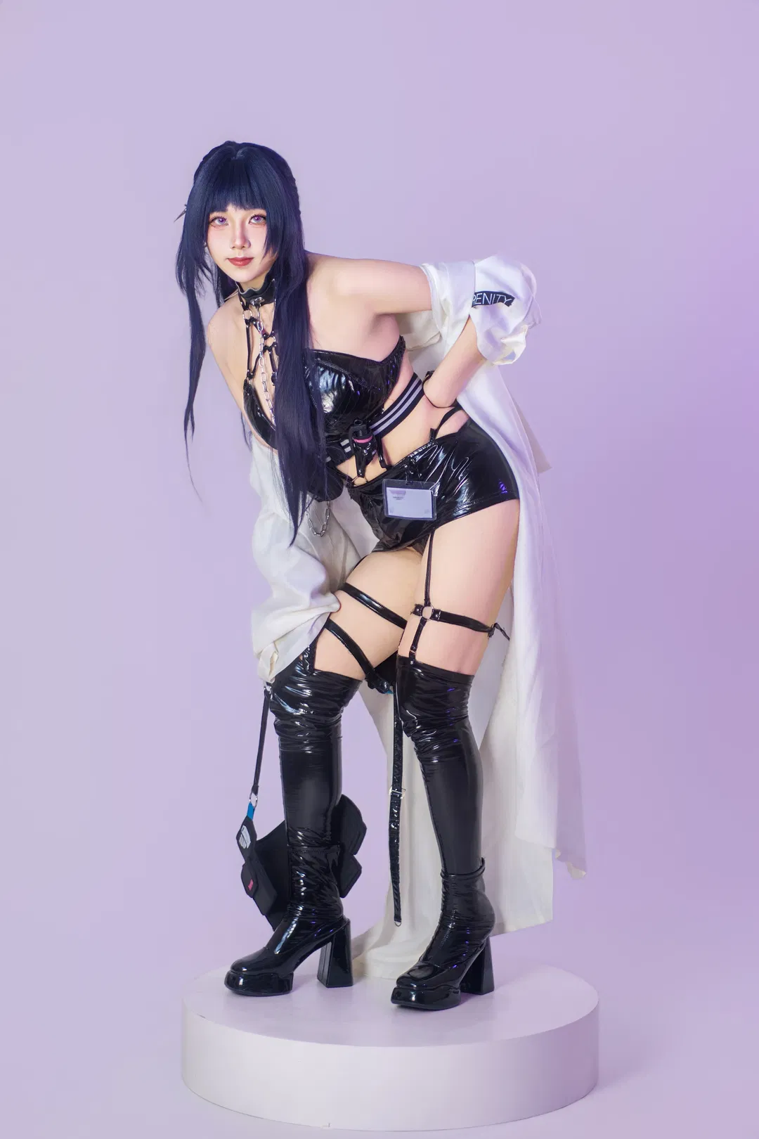 【米哈拉cos】胜利女神妮姬的暗黑机能风造型 - 第 3 张