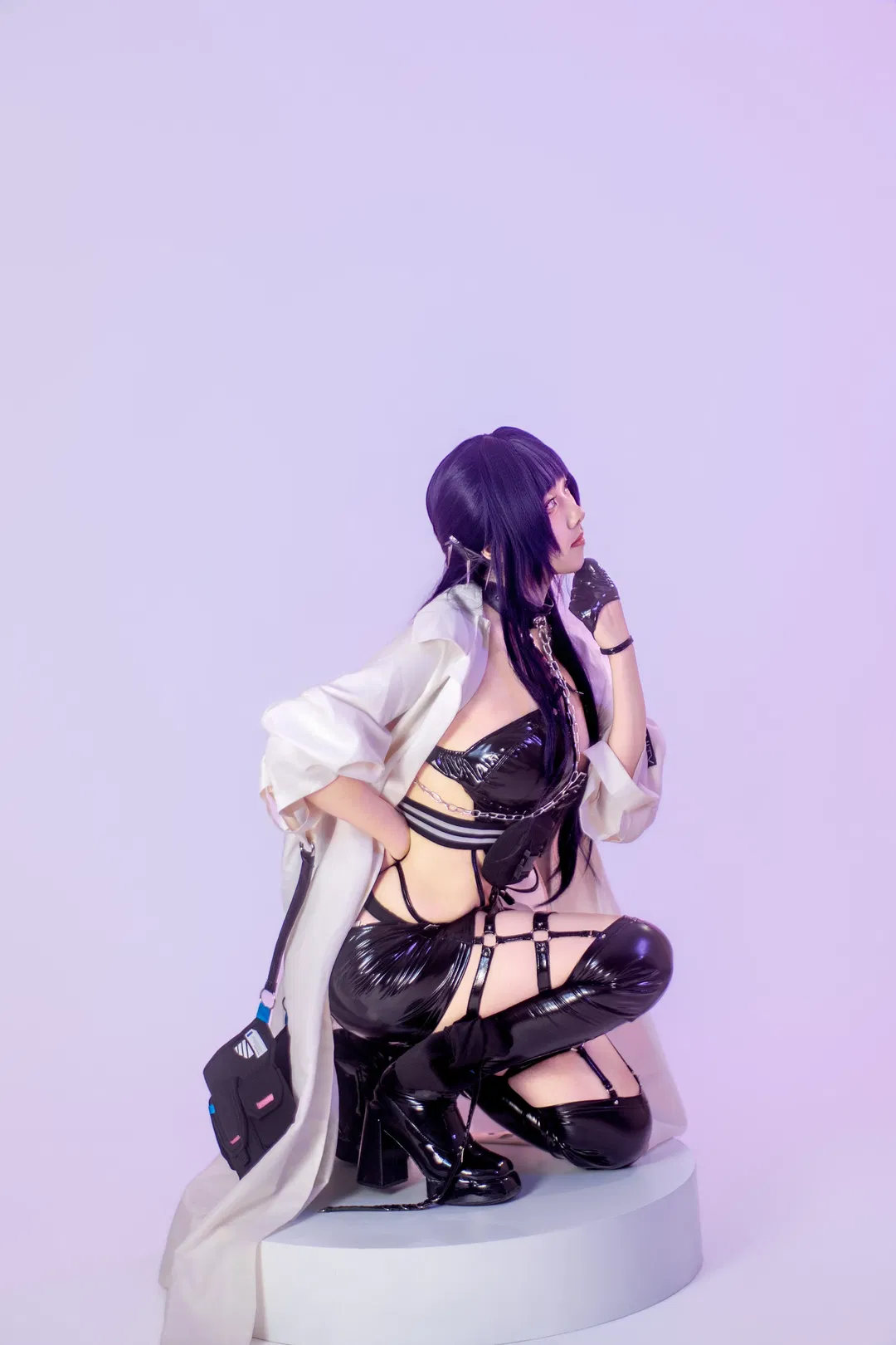 【米哈拉cos】胜利女神妮姬的暗黑机能风造型 - 第 4 张
