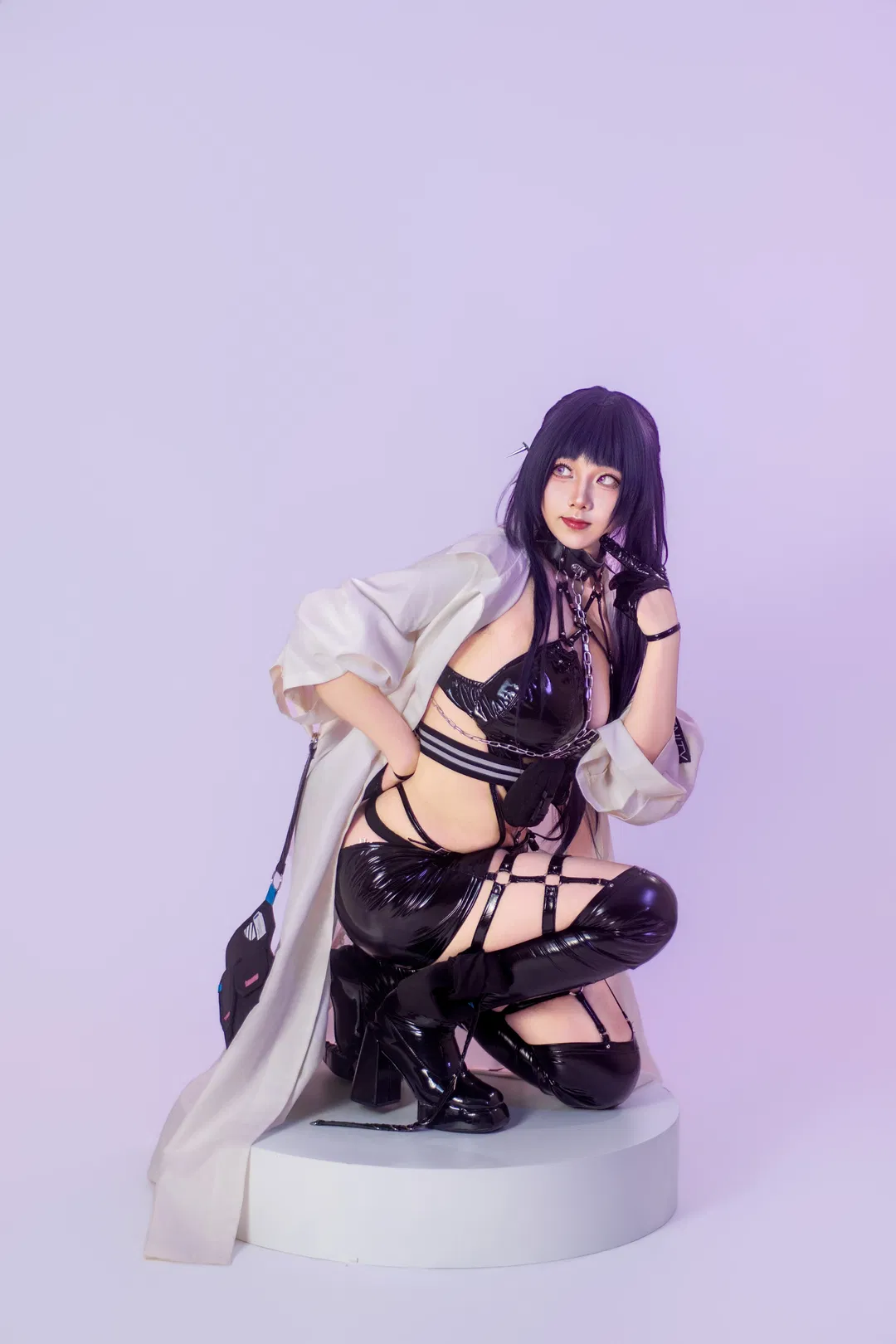 【米哈拉cos】胜利女神妮姬的暗黑机能风造型 - 第 5 张