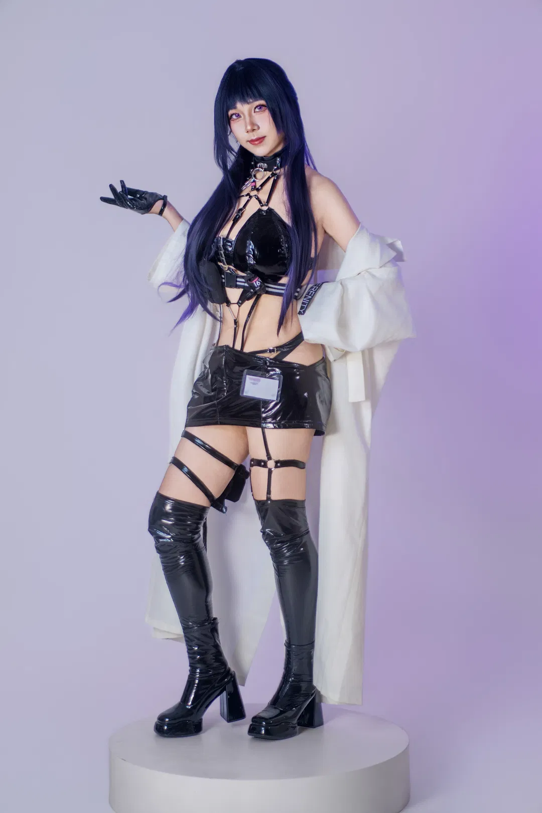 【米哈拉cos】胜利女神妮姬的暗黑机能风造型 - 第 6 张