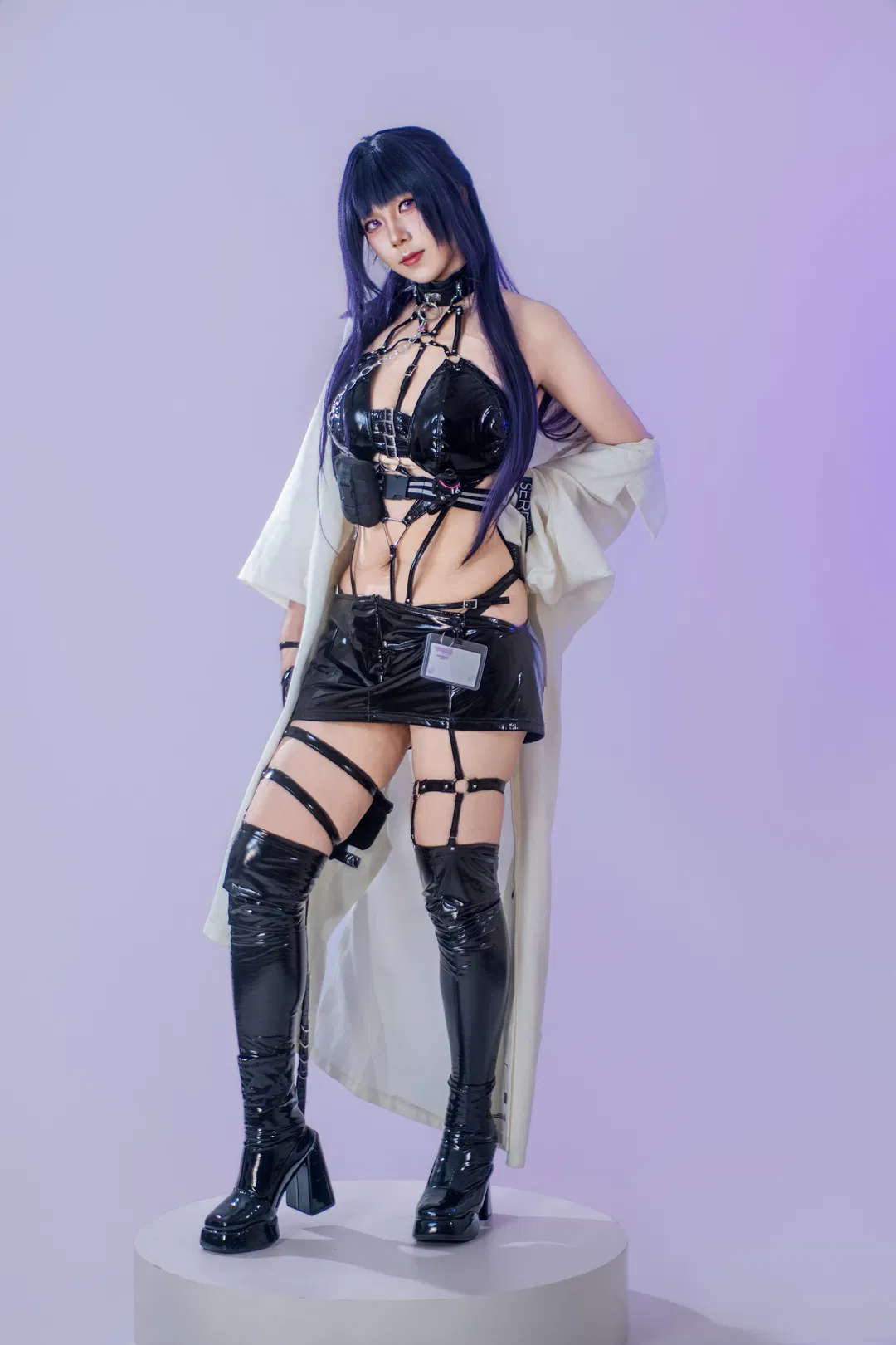 【米哈拉cos】胜利女神妮姬的暗黑机能风造型 - 第 7 张