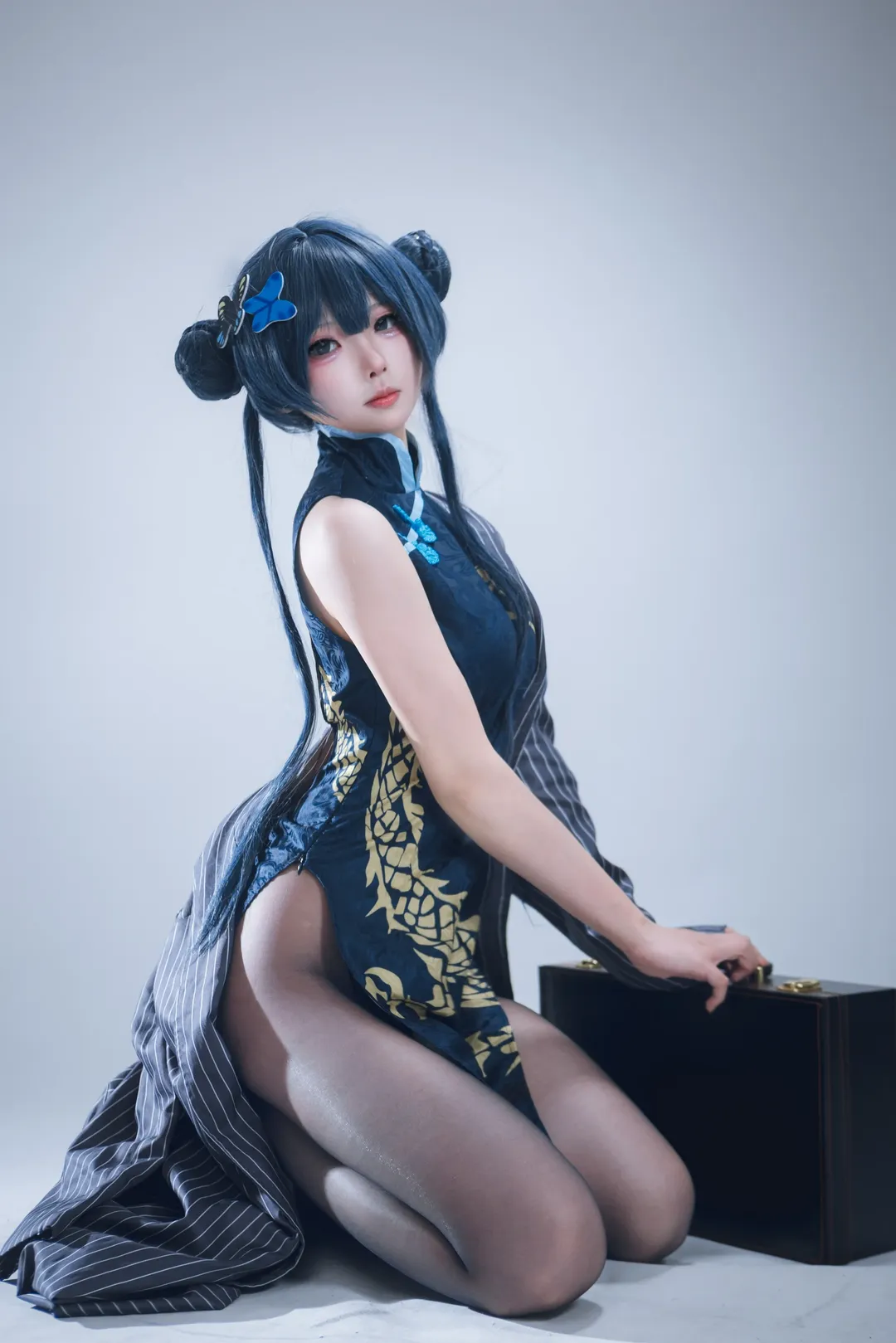 【龍華妃咲cos】蔚藍檔案會長與妃妃的雙重風格