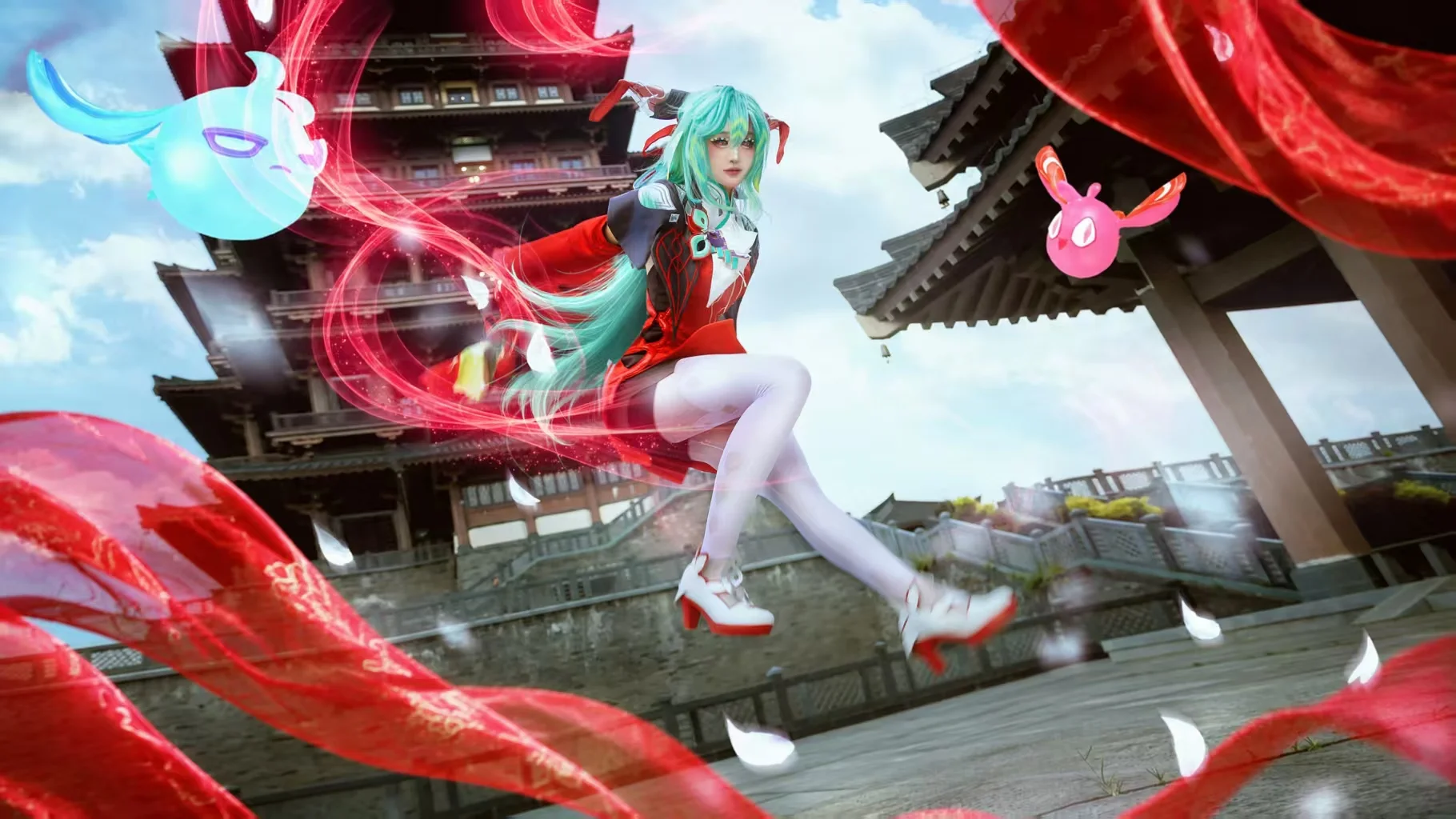 【少司缘cos】王者荣耀峡谷缘神，红线牵引的唯美少女 - 第 3 张