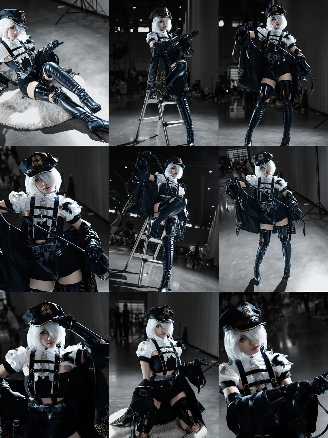【2B cos】尼尔机械纪元同人执行官，漫展场照返图 - 第 1 张