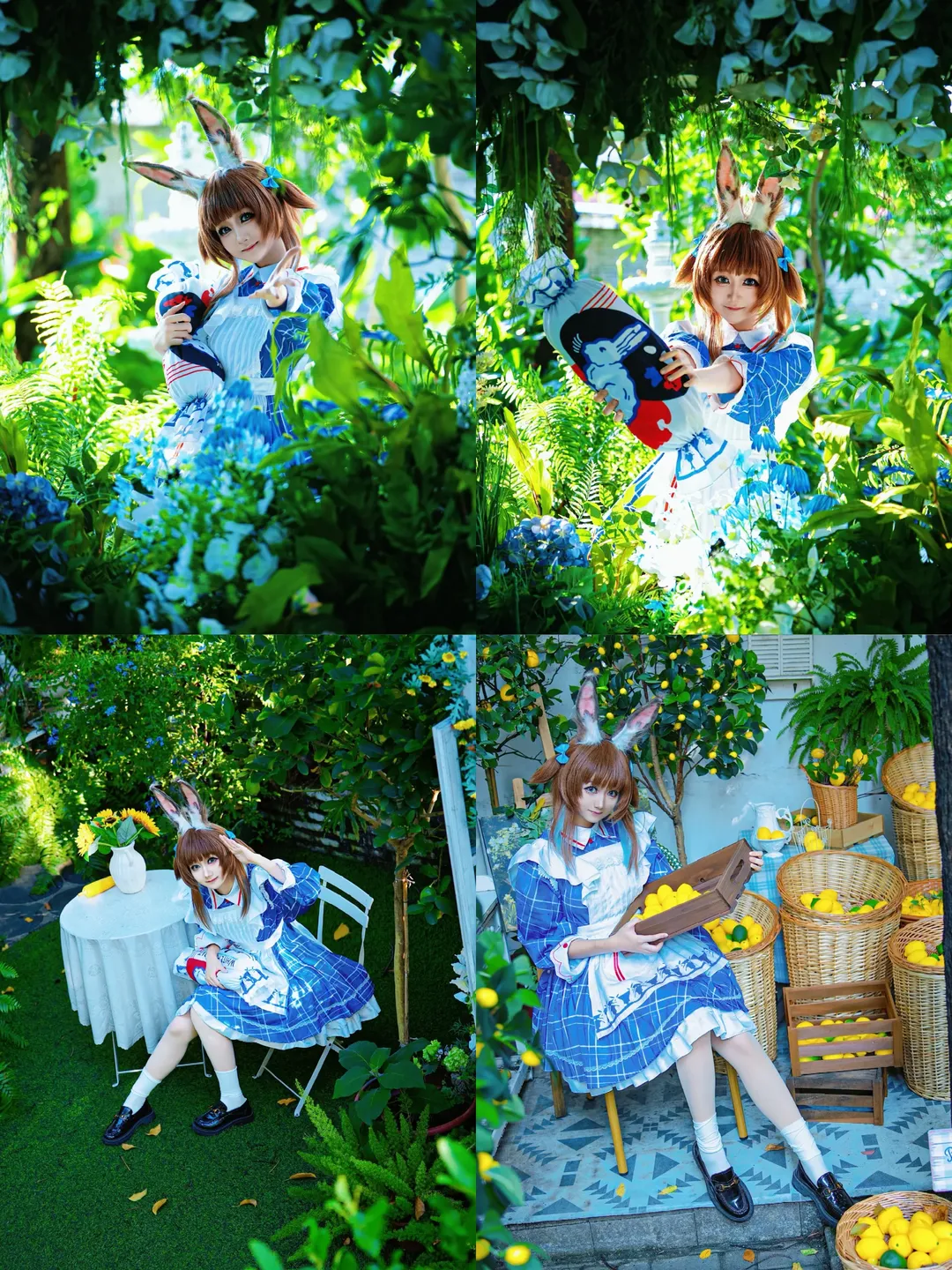 【阿米婭cos】在綠意盎然的花園裡記錄阿米婭的日常 - 第 1 張