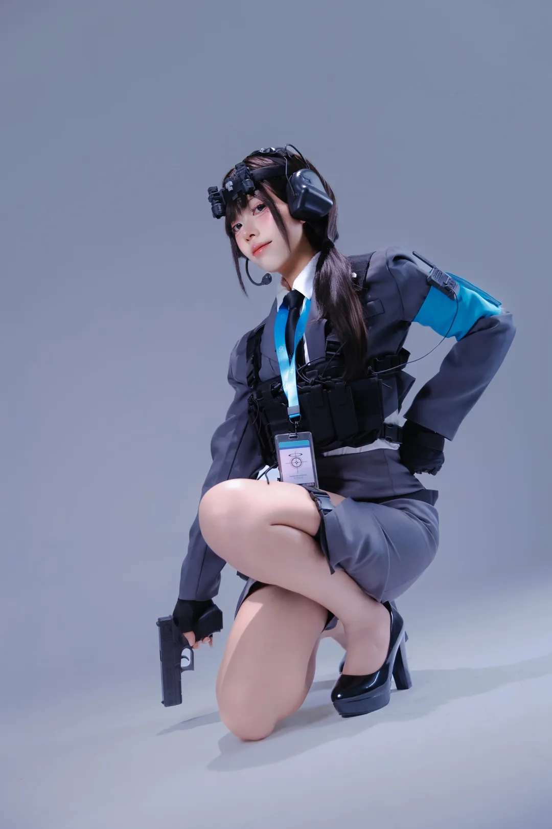 【女sensei cos】蔚藍檔案的戰術老師，今天也帶好裝備了 - 第 1 張