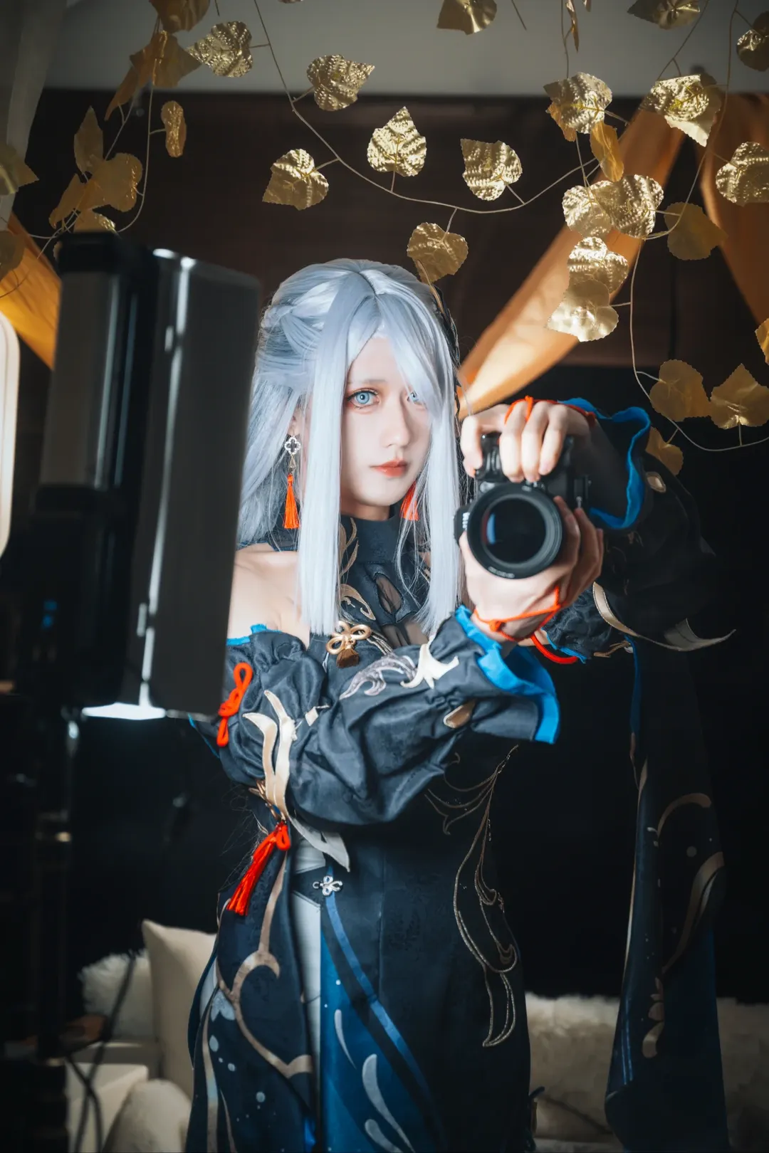 【申鹤cos】摄影师自己拍自己，原神角色的幕后纪实 - 第 1 张