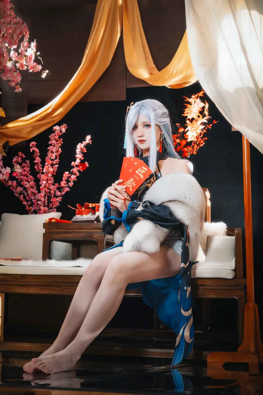 【申鶴cos】海燈節的紅火與寒冬的冷冽 - 第 2 張