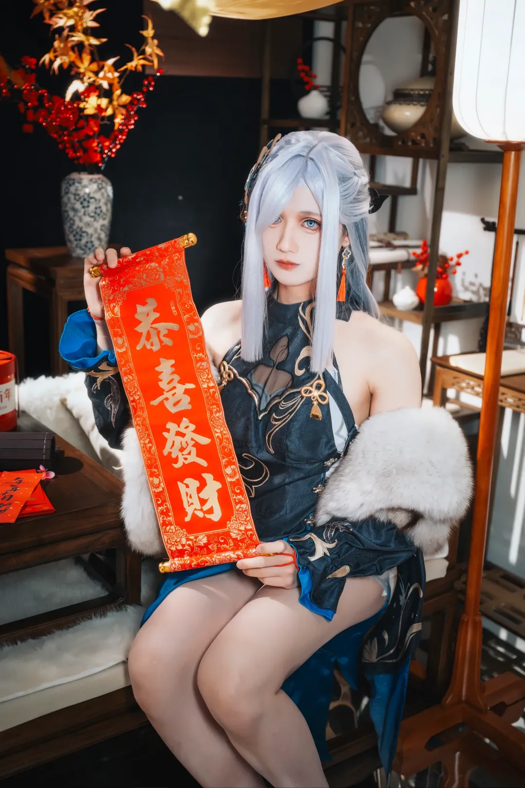 【申鶴cos】海燈節的紅火與寒冬的冷冽 - 第 4 張