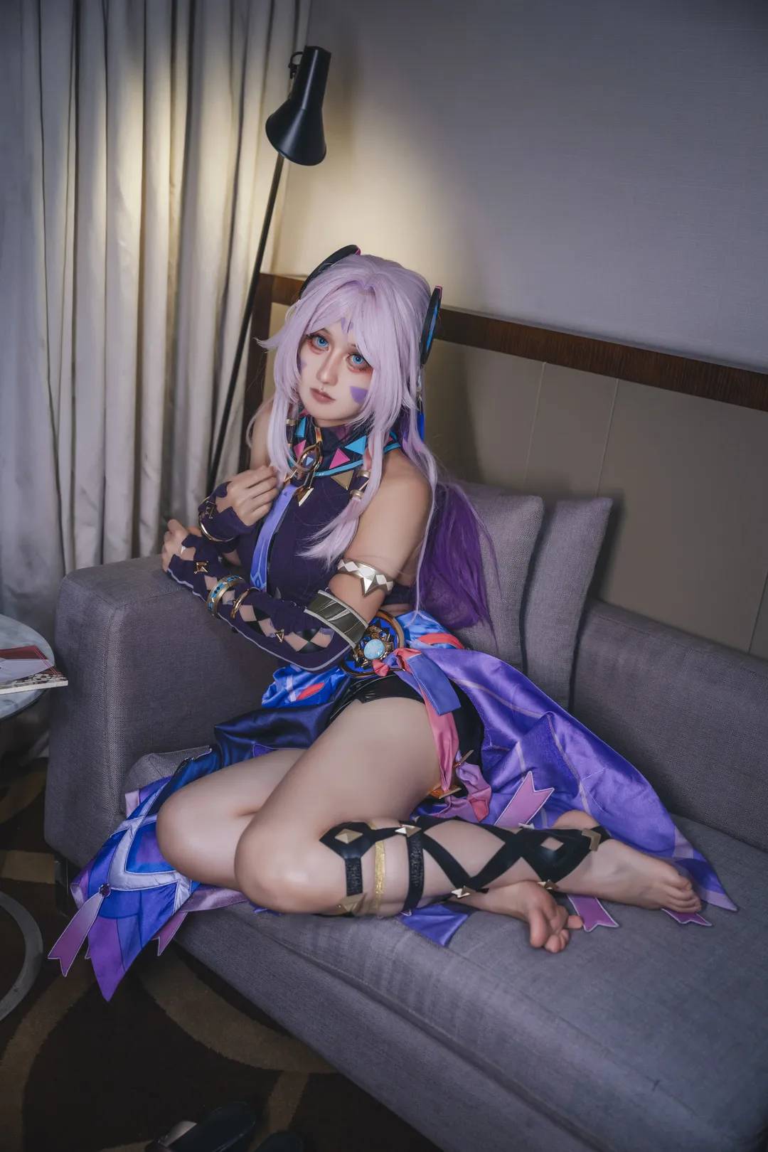 【茜特菈莉cos】原神夜拍，靜謐冷調下的神秘 - 第 6 張