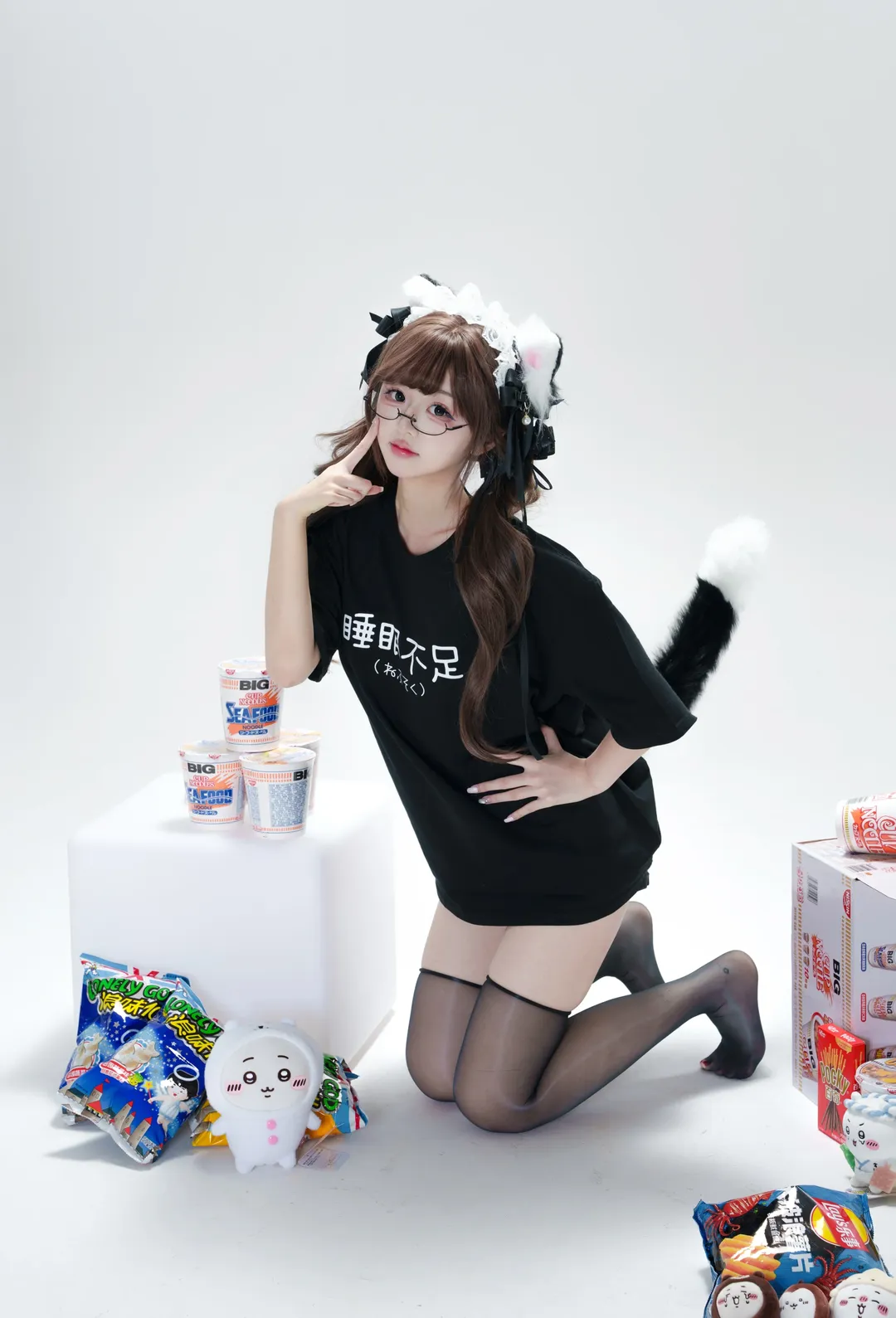 這身貓耳女僕裝扮拍起來像要摔倒的樣子 - 第 3 張