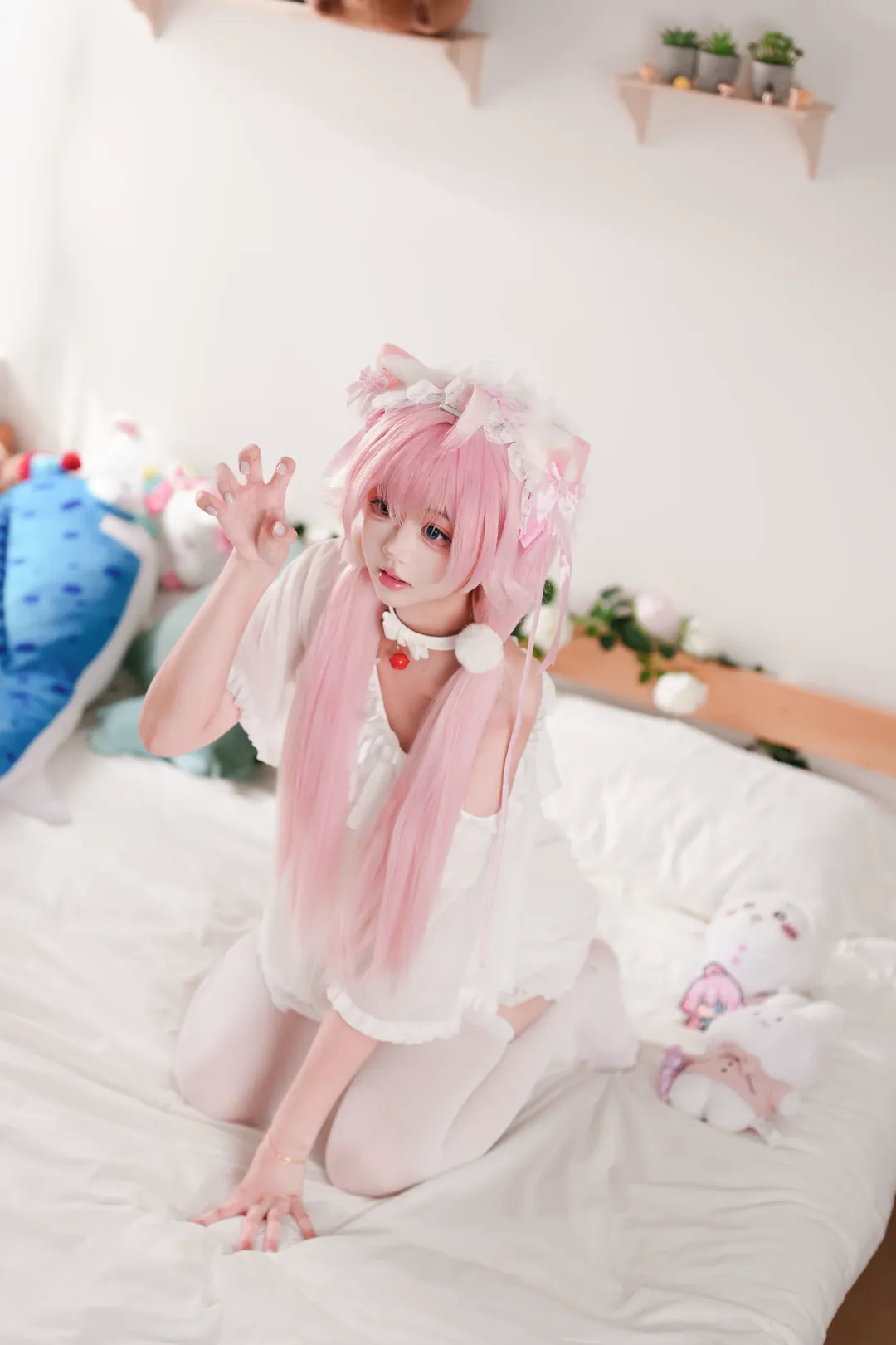 【小鸟游星野cos】蔚蓝档案慵懒少女的青岛室内随拍 - 第 5 张
