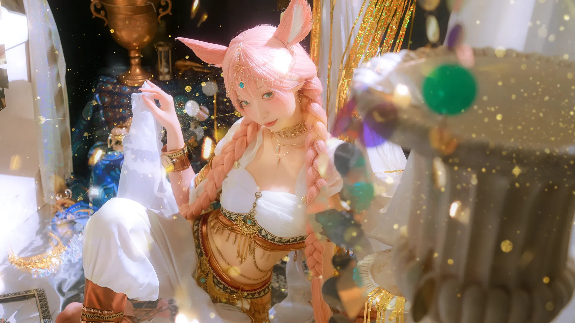 【最终幻想14猫娘cos】我的狒主流穿搭与日常耍起 - 第 2 张