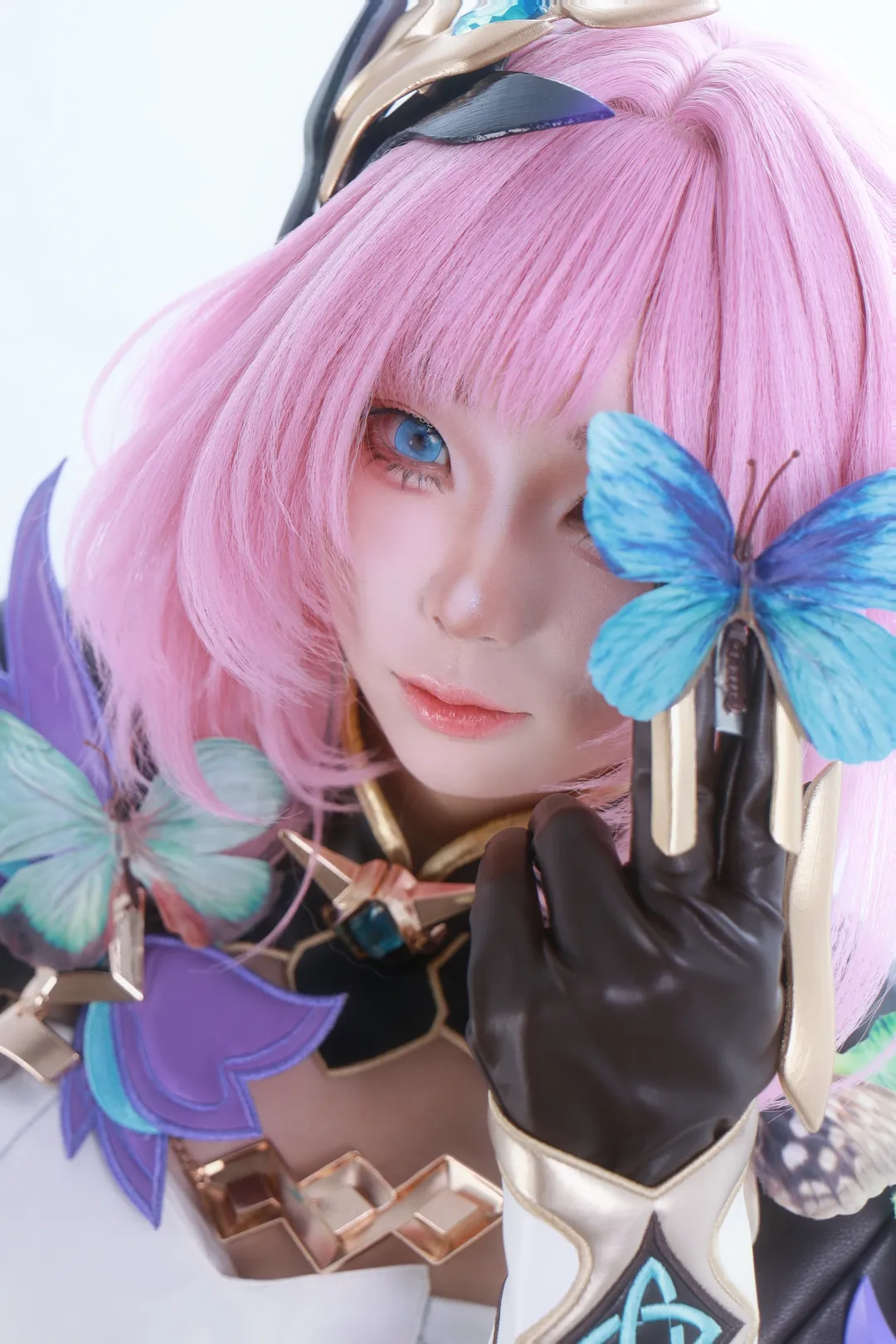 【爱莉希雅cos】崩坏3的粉色蝴蝶仙子 - 第 1 张