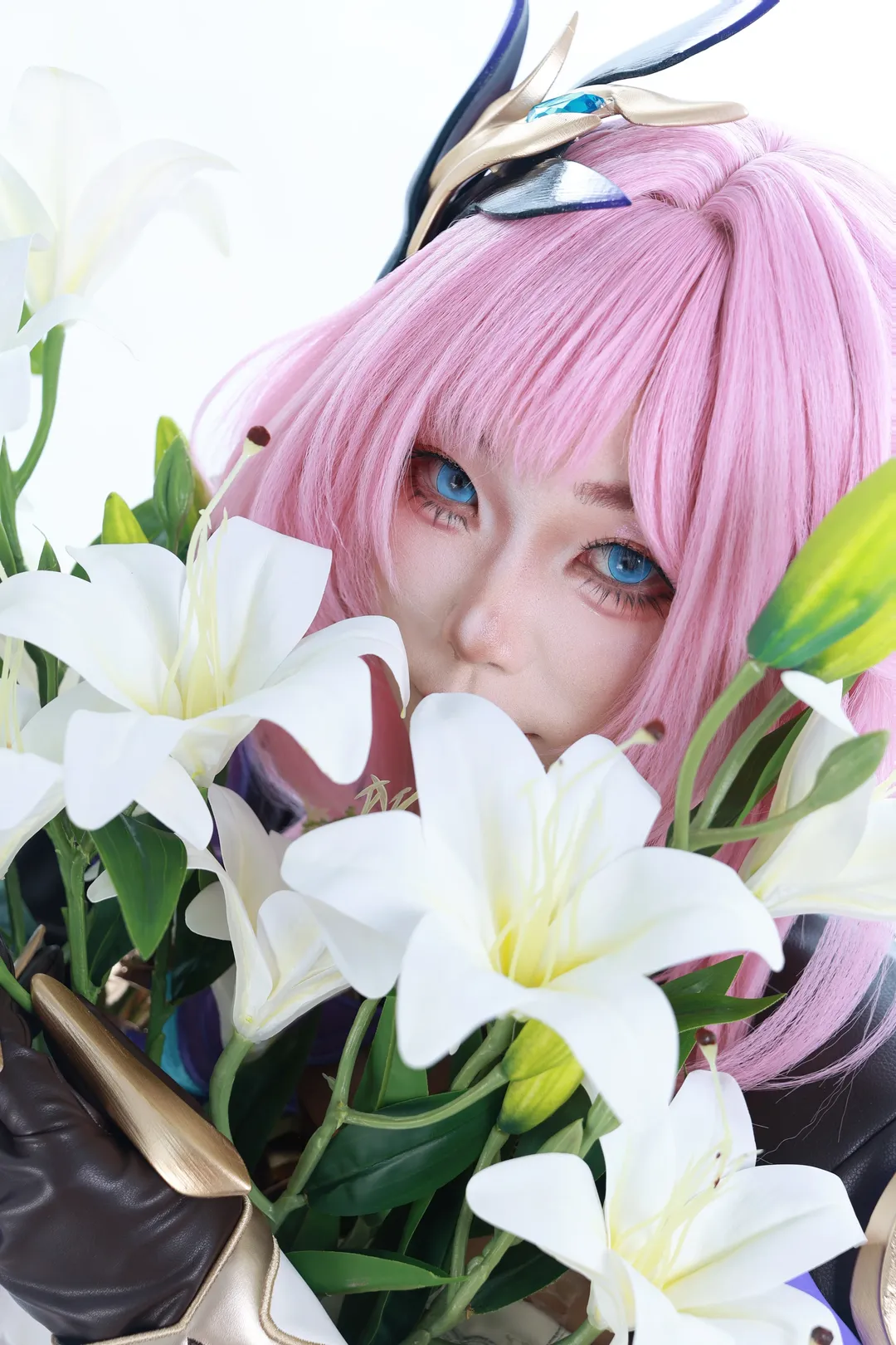 【愛莉希雅cos】崩壞3純白百合中的粉色妖精 - 第 1 張