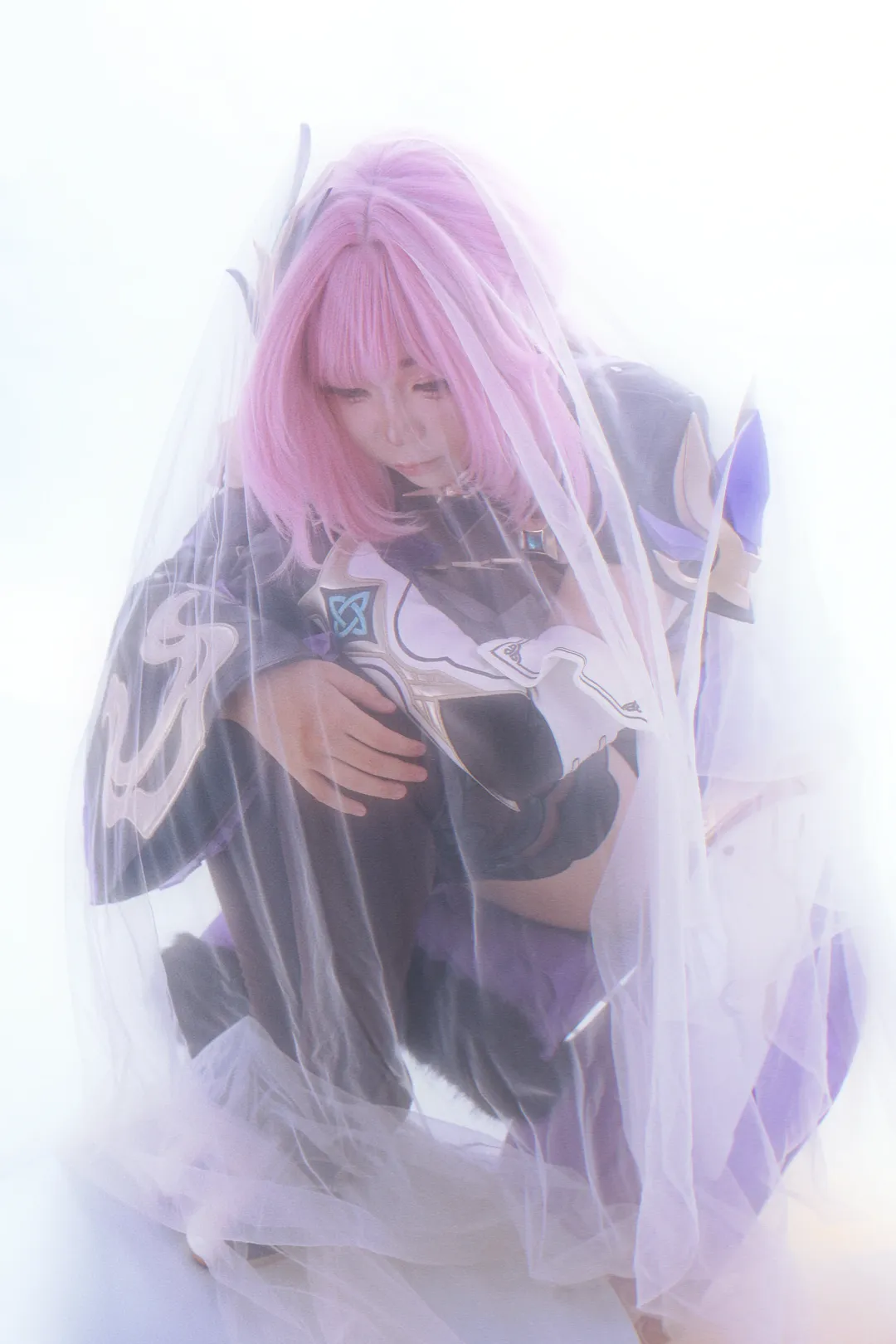 【爱莉希雅cos】崩坏3 粉色妖精小姐的朦胧氛围感 - 第 1 张