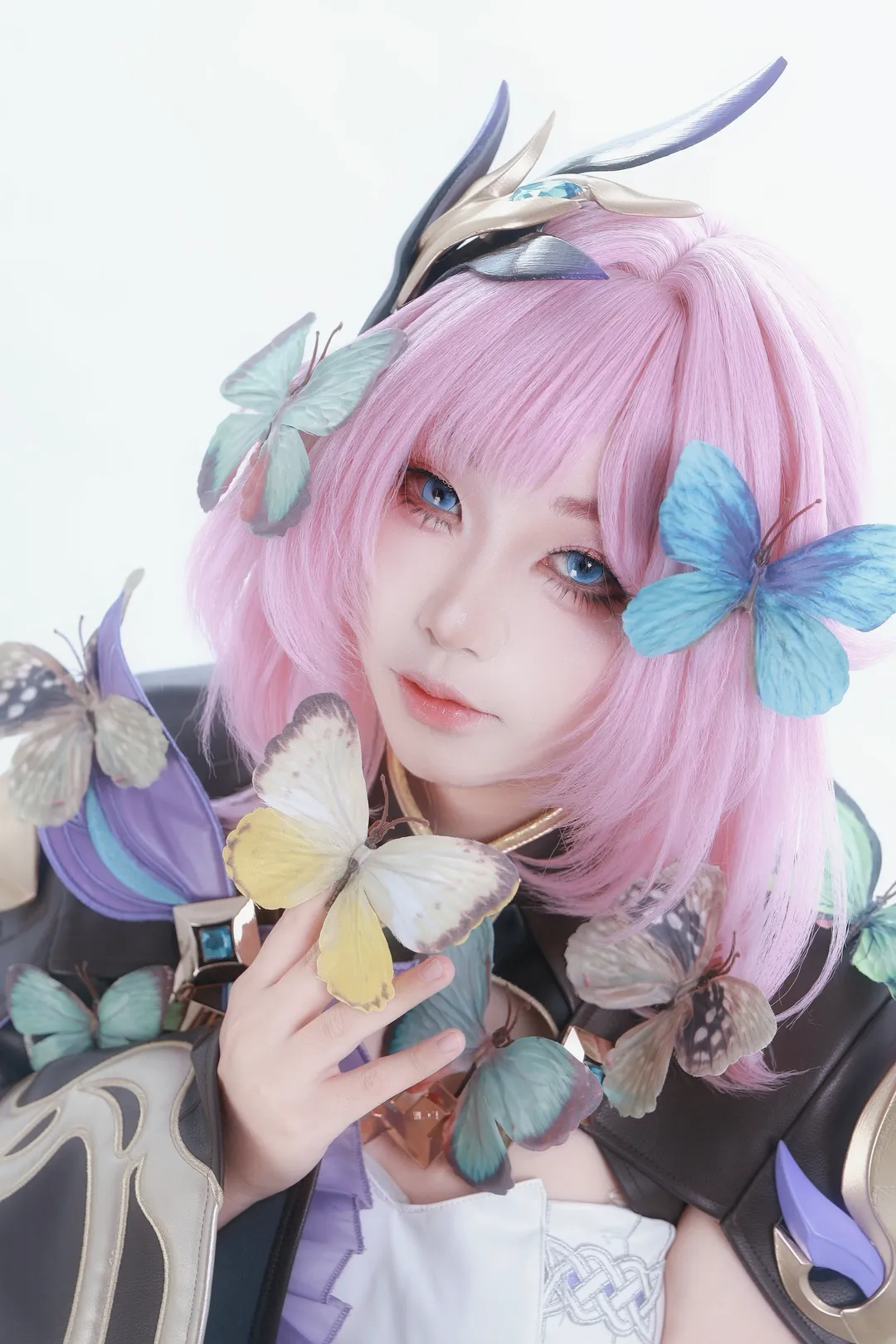 【爱莉希雅cos】崩坏3 如飞花般梦幻的粉色妖精小姐 - 第 1 张