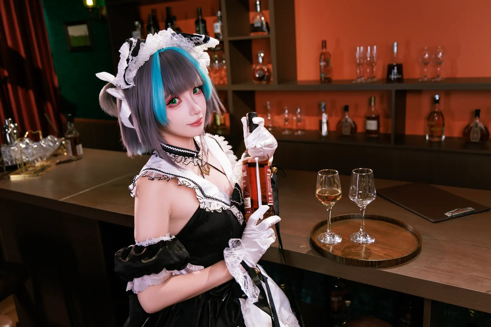 【柴郡cos】碧藍航線的微醺時刻，皇家女僕的神秘誘惑 - 第 12 張