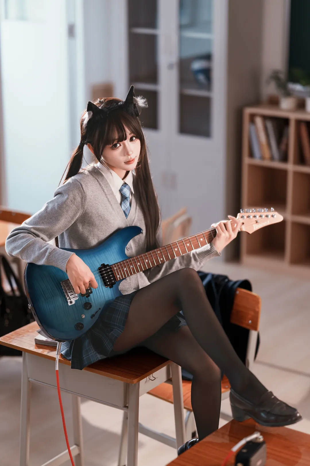 【中野梓cos】轻音少女，放学后的吉他教室 - 第 1 张