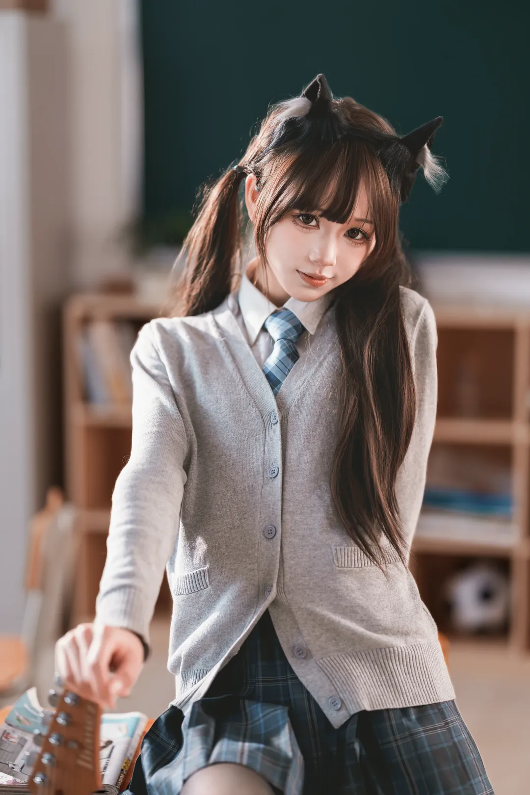 【中野梓cos】轻音少女，放学后的吉他教室 - 第 2 张