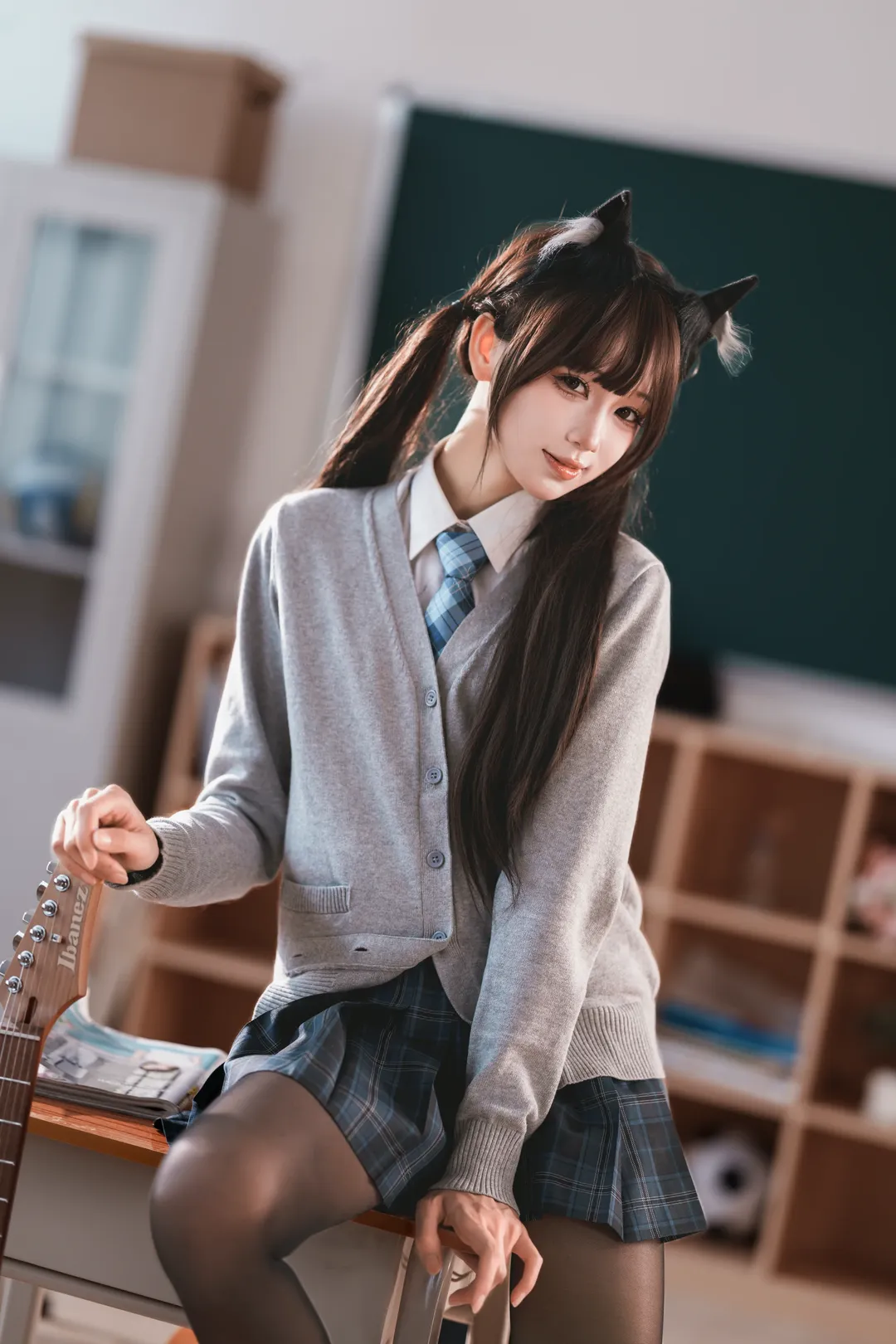 【中野梓cos】轻音少女，放学后的吉他教室 - 第 3 张