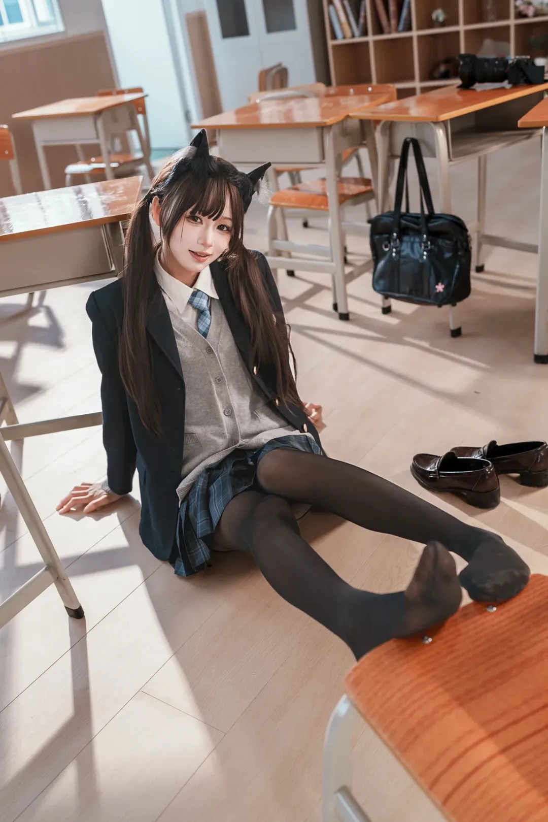 【中野梓cos】轻音少女，放学后的吉他教室 - 第 9 张